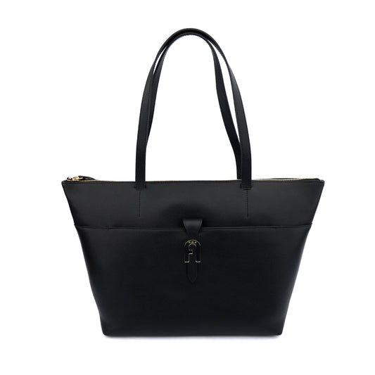 Geantă shopper Furla Miasofia piele structurată