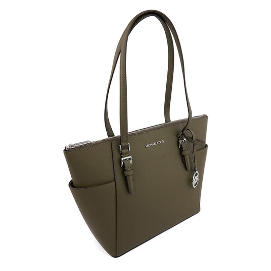 Geanta shopper Michael Kors Charlotte olive