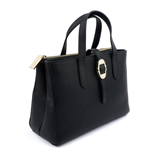 Geantă tote small Coccinelle Lea piele structurată