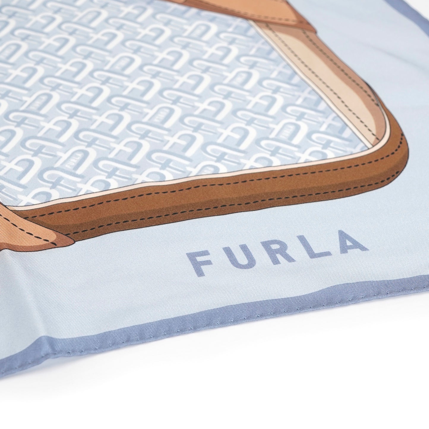Esarfă Furla Mătase naturală