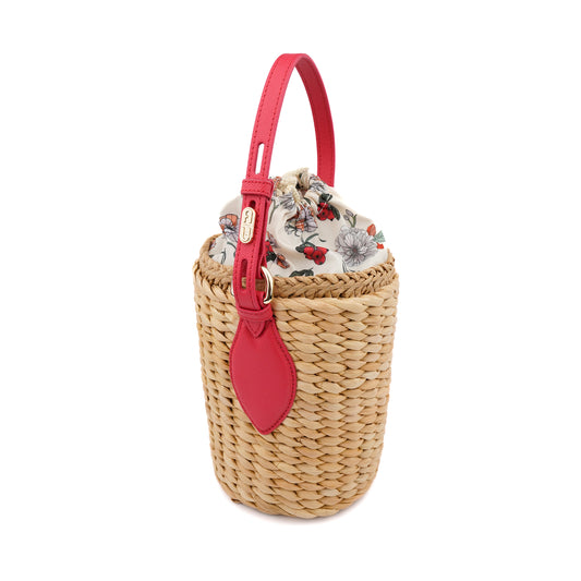 Geanta ratan Furla Danae bucket