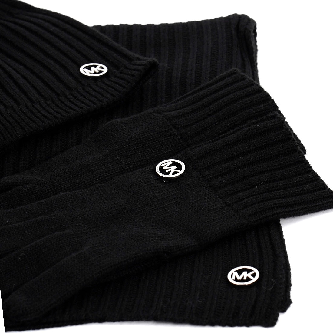 MK women set hat/scarf black