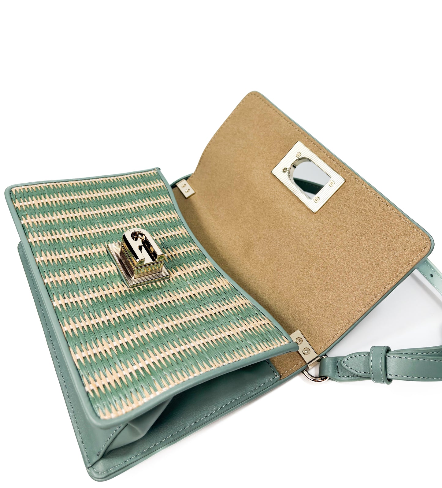 Furla 1927 mini rafia