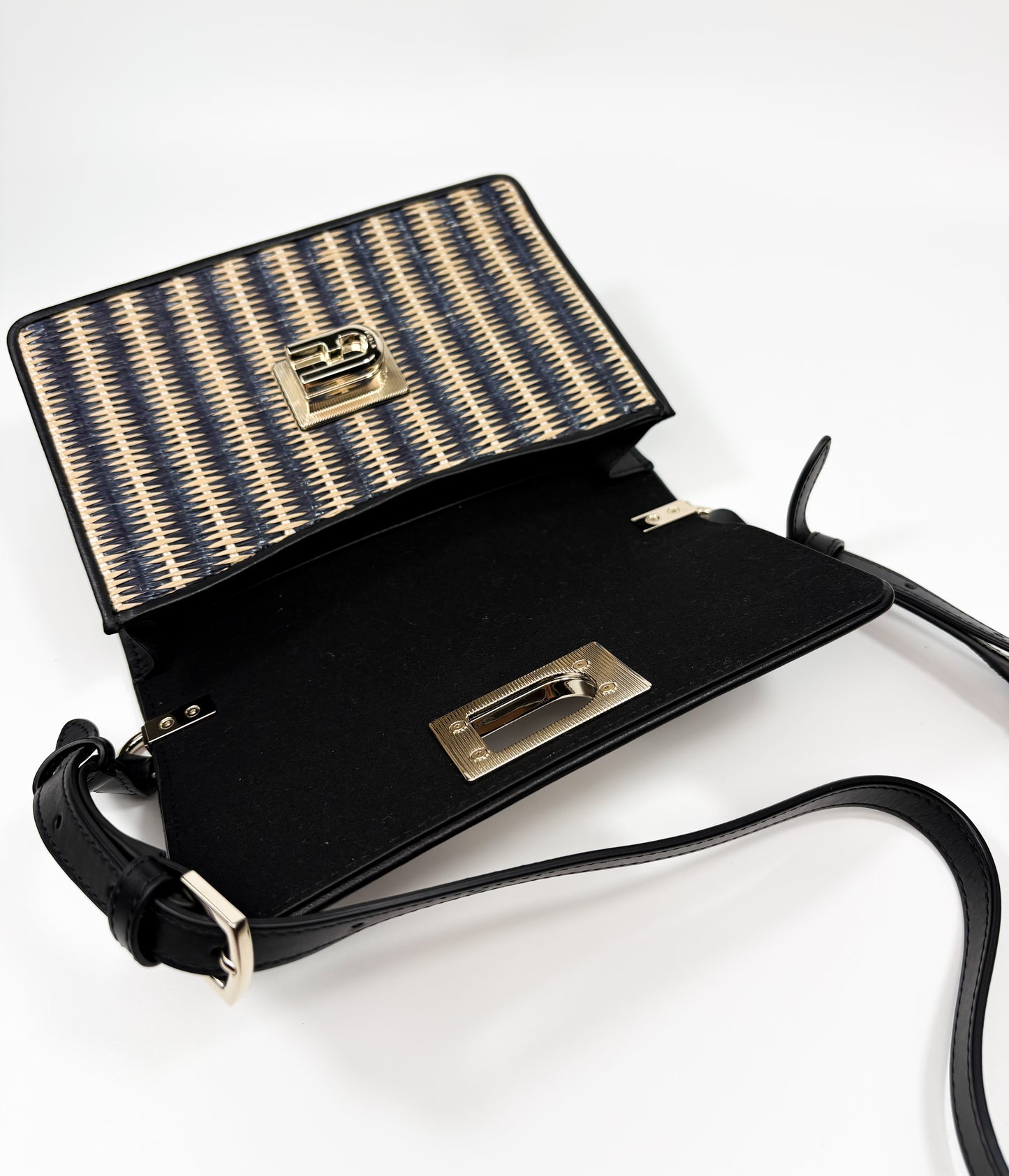 Furla 1927 mini rafia
