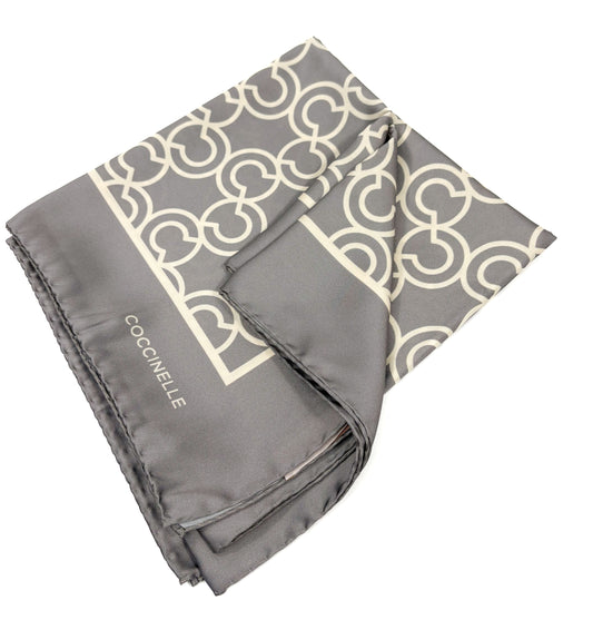 Esarfa Coccinelle matase naturala - Beautyflyplace