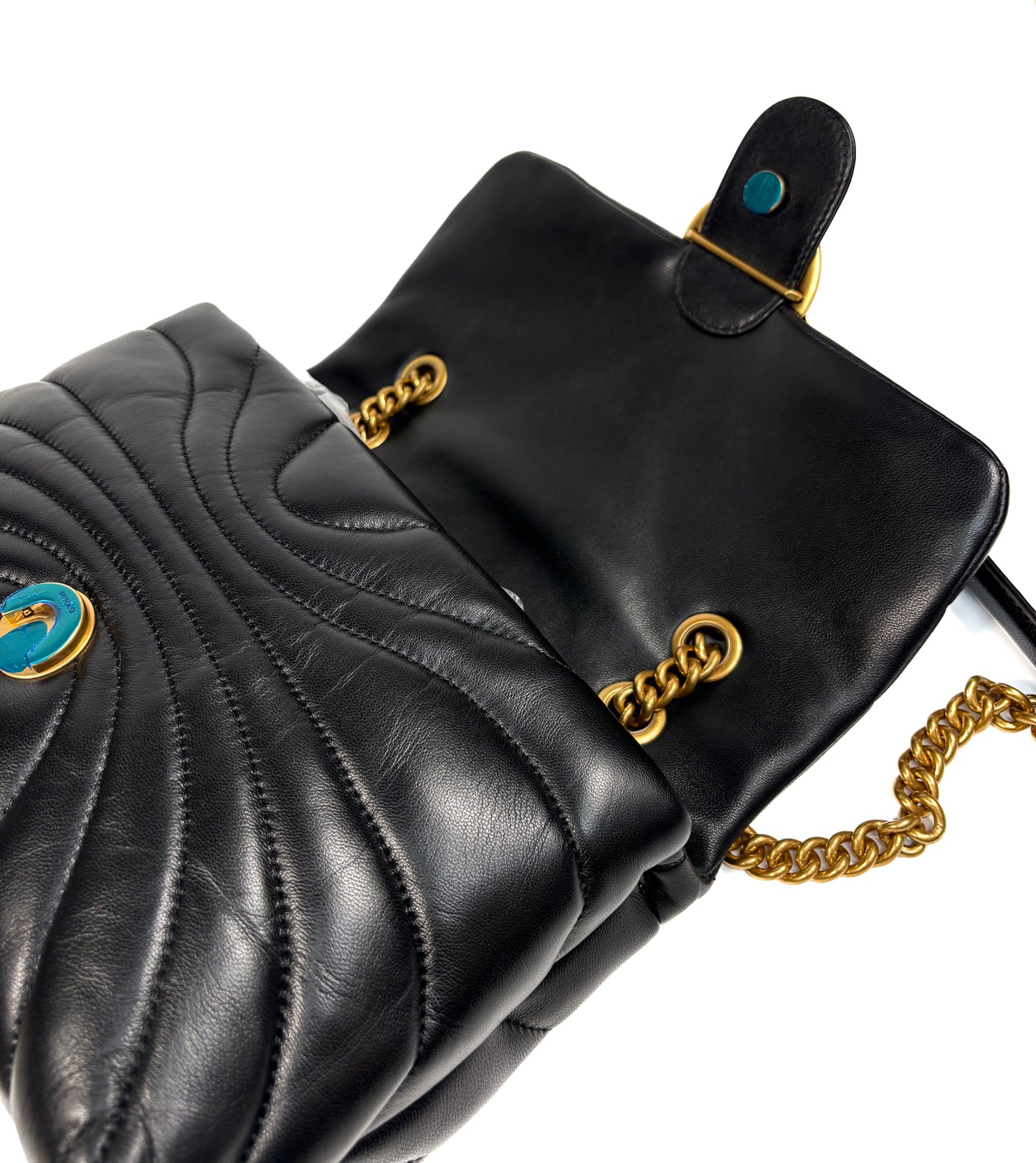 Pinko Love Puff Classic Butterfly black