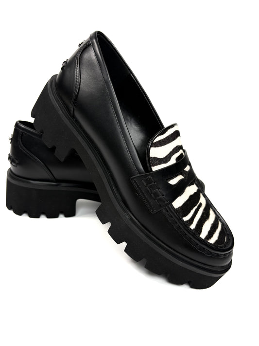 MK Holland zebra loafers