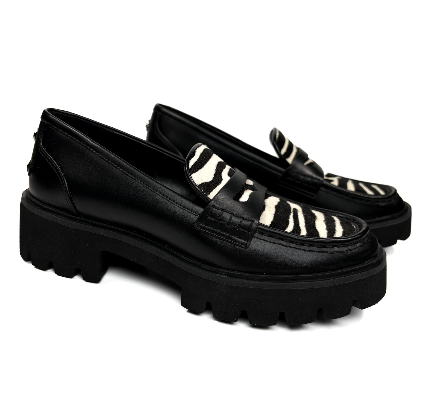 MK Holland zebra loafers