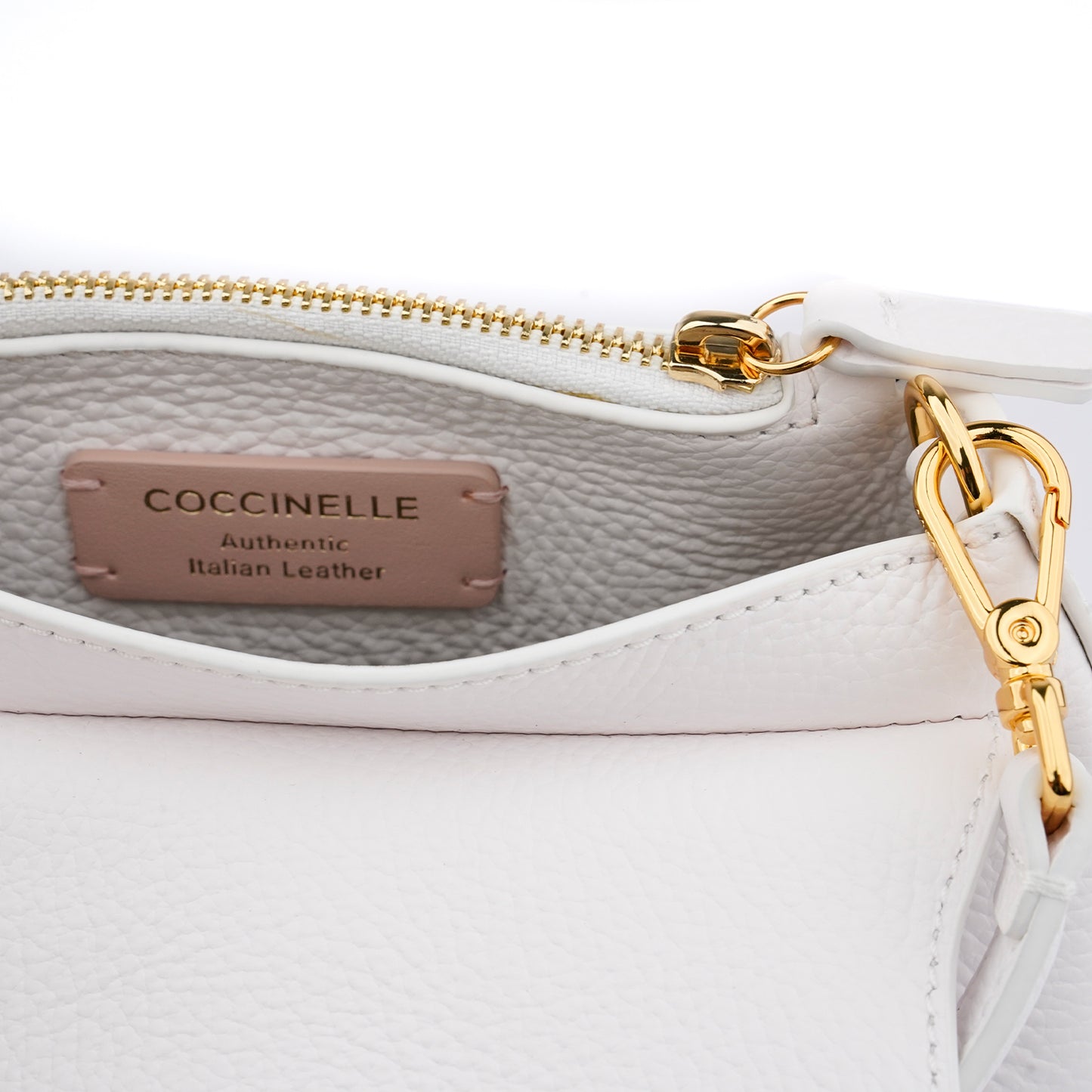 Coccinelle Himma Small white - Beautyflyplace