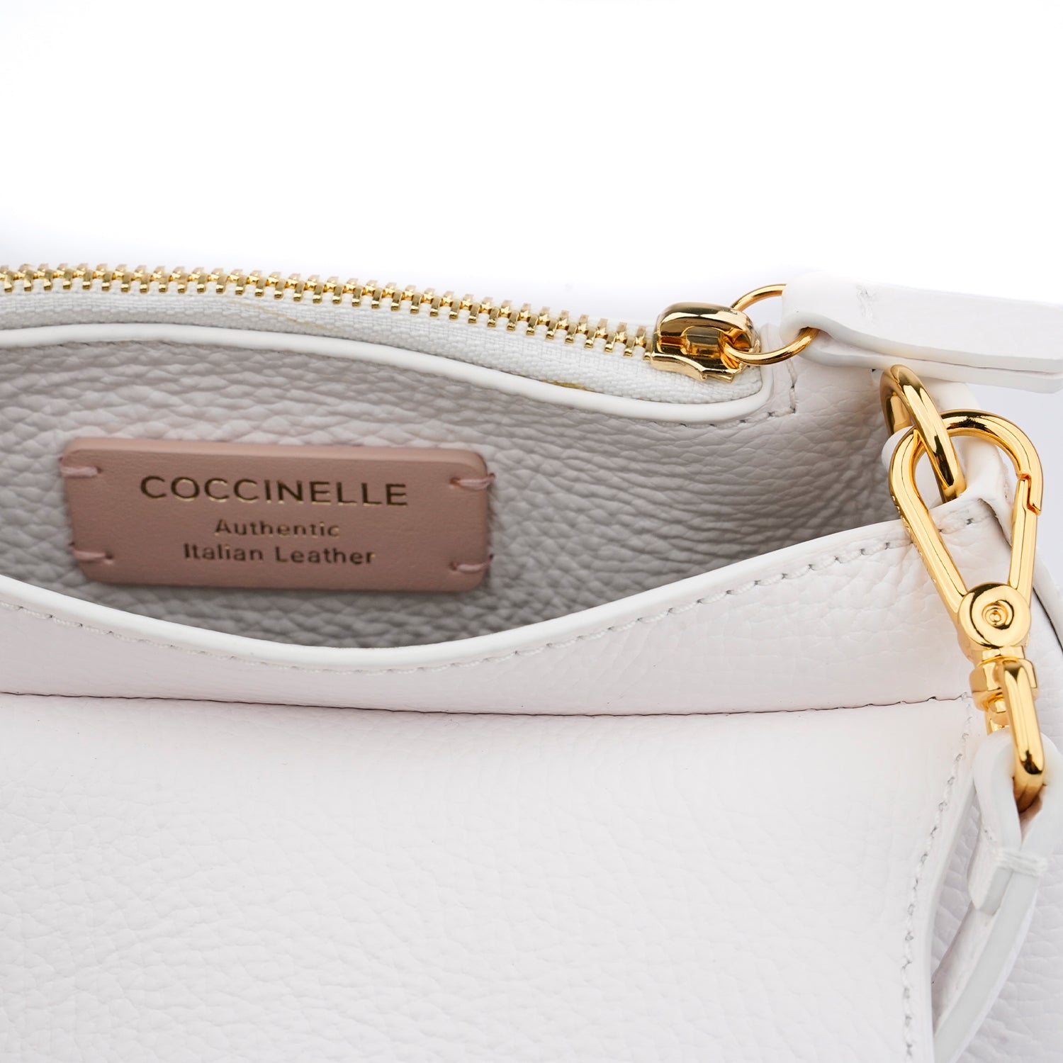 Coccinelle Himma Small white - Beautyflyplace