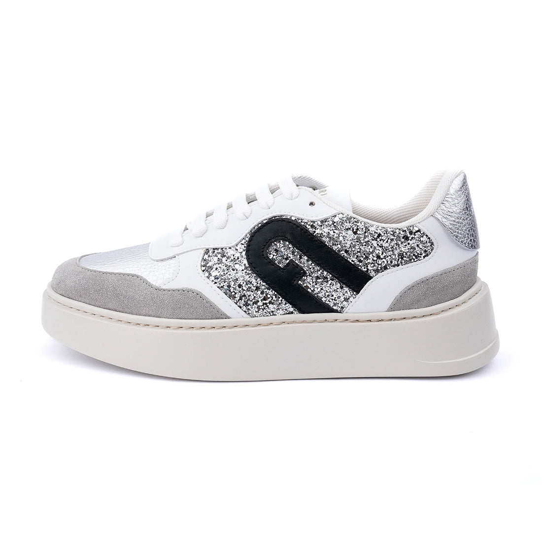 Furla Lace up Glitter Sneakers