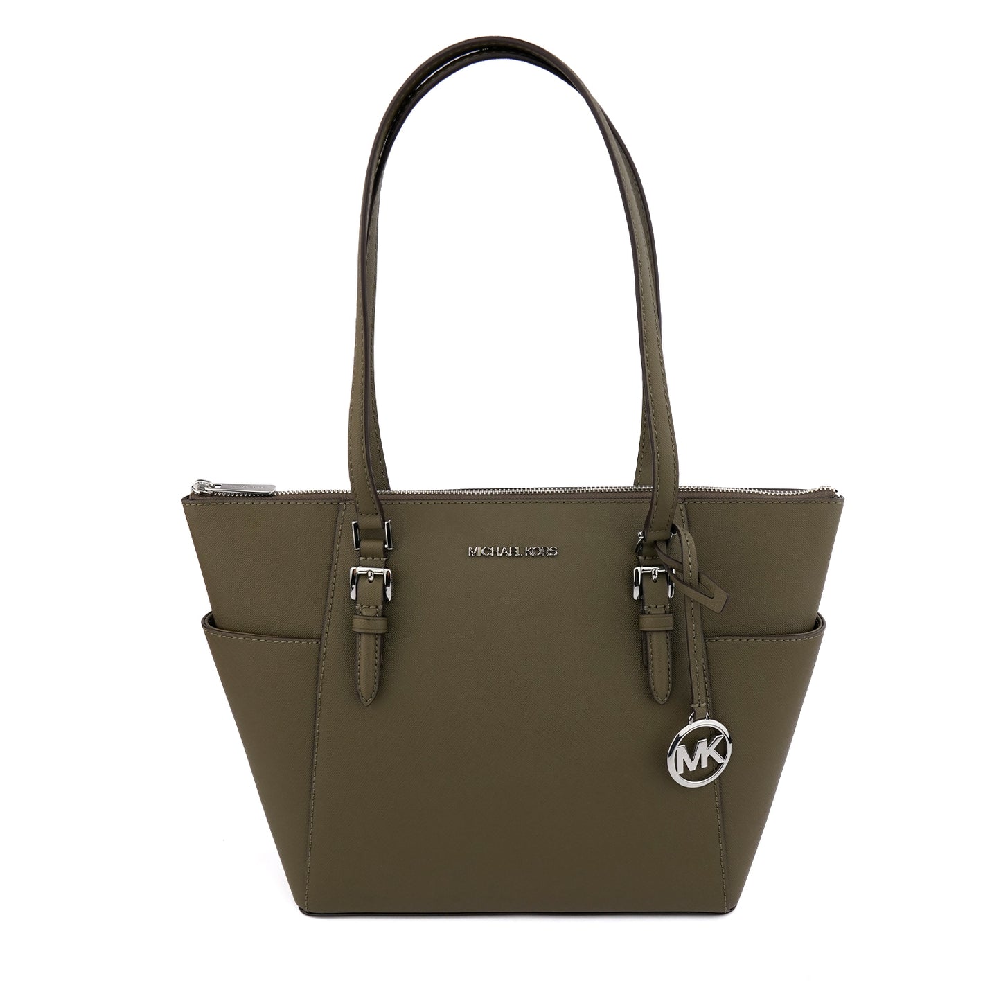 Geanta shopper Michael Kors Charlotte olive