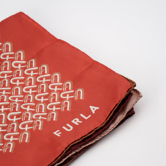 Esarfa Furla mătase naturală