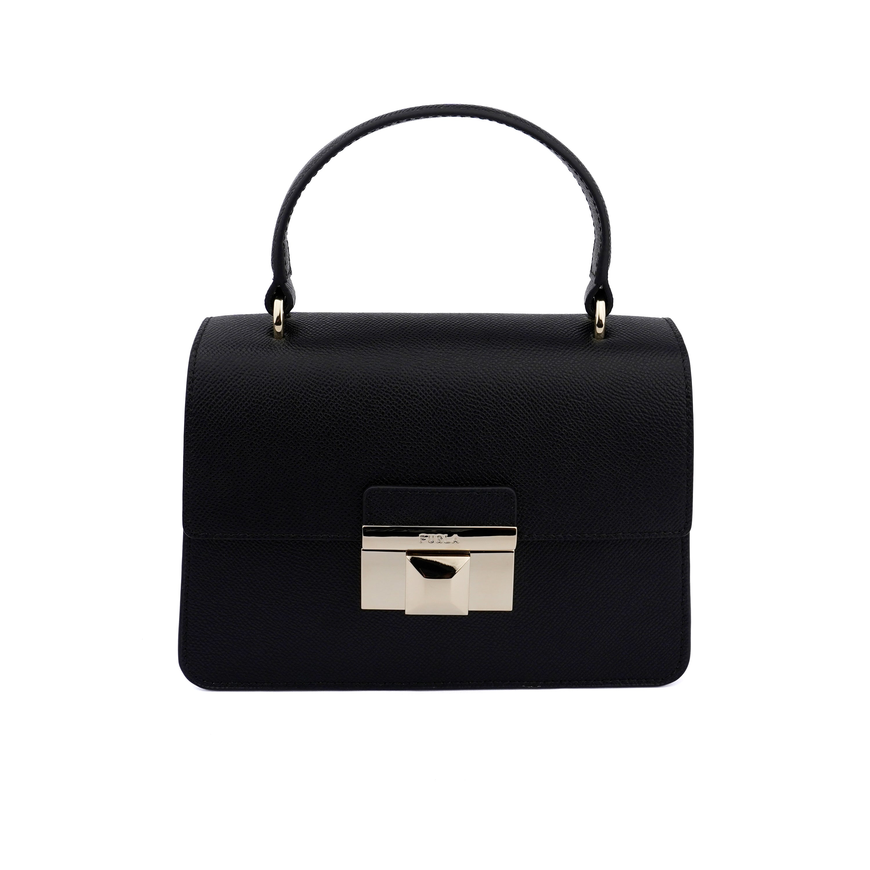 Geantă  Furla Venere top handle neagra