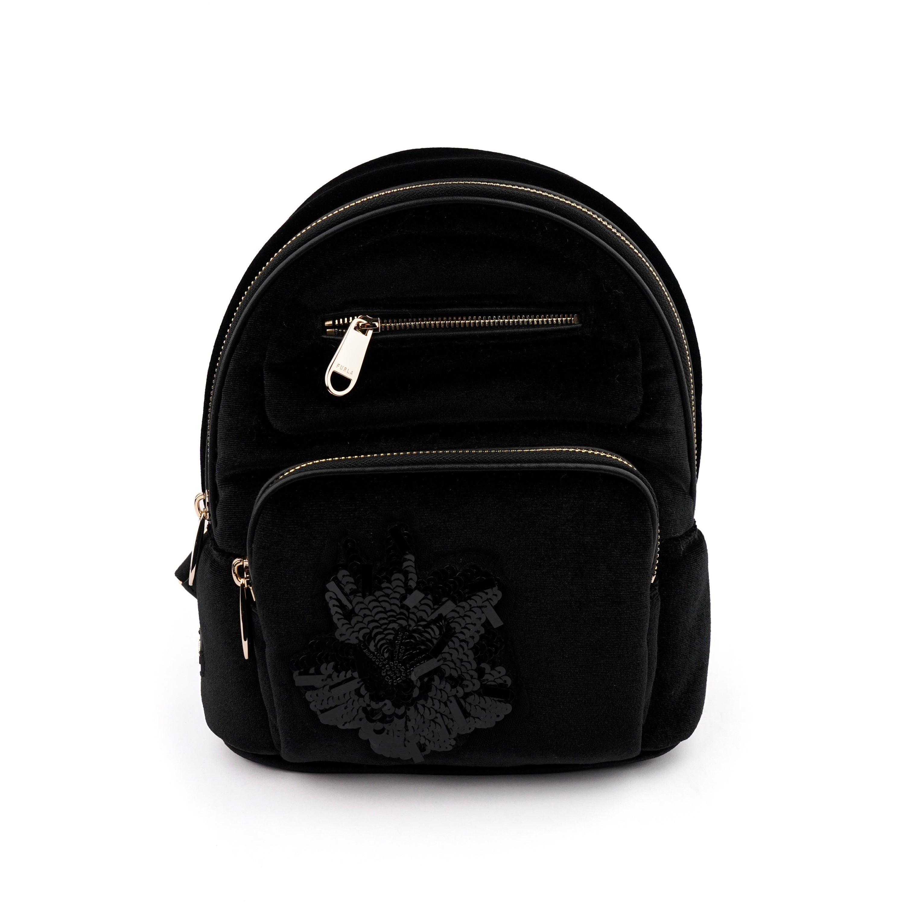 Ghiozdan Furla Gaia catifea , small size