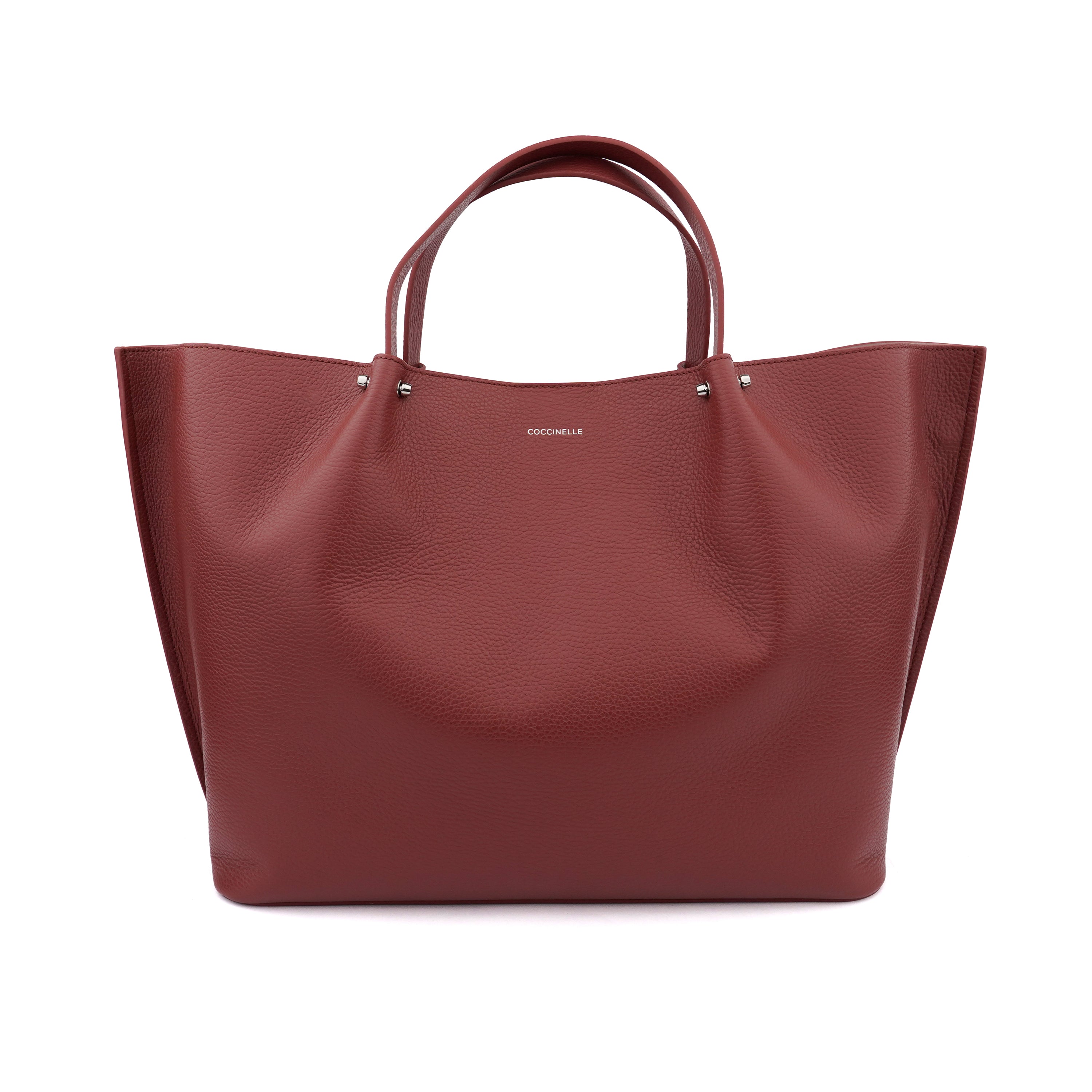 Geantă shopper large Coccinelle Ivory