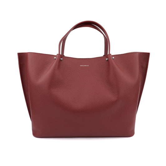 Geantă shopper large Coccinelle Ivory