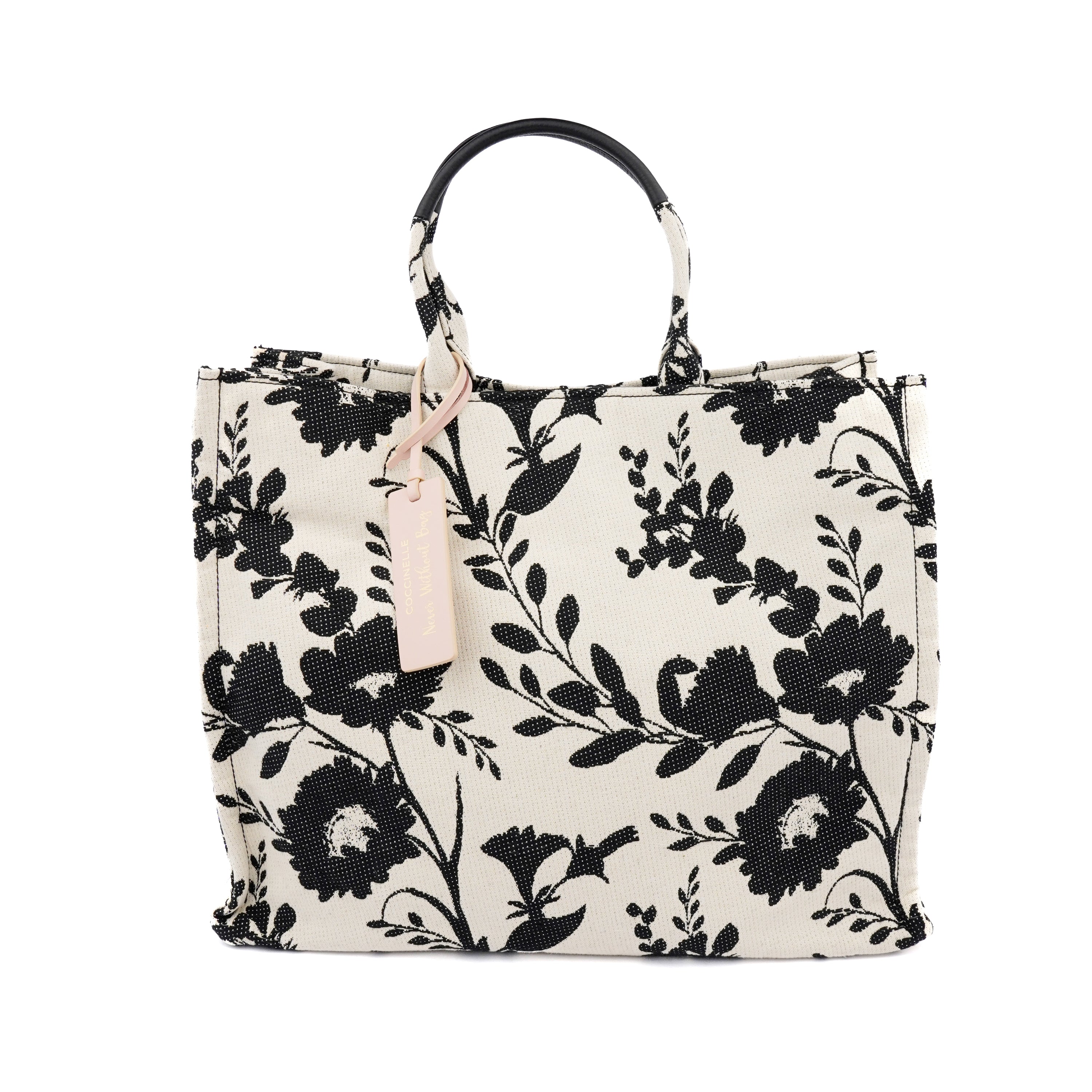 Geantă Coccinelle tote jaquard