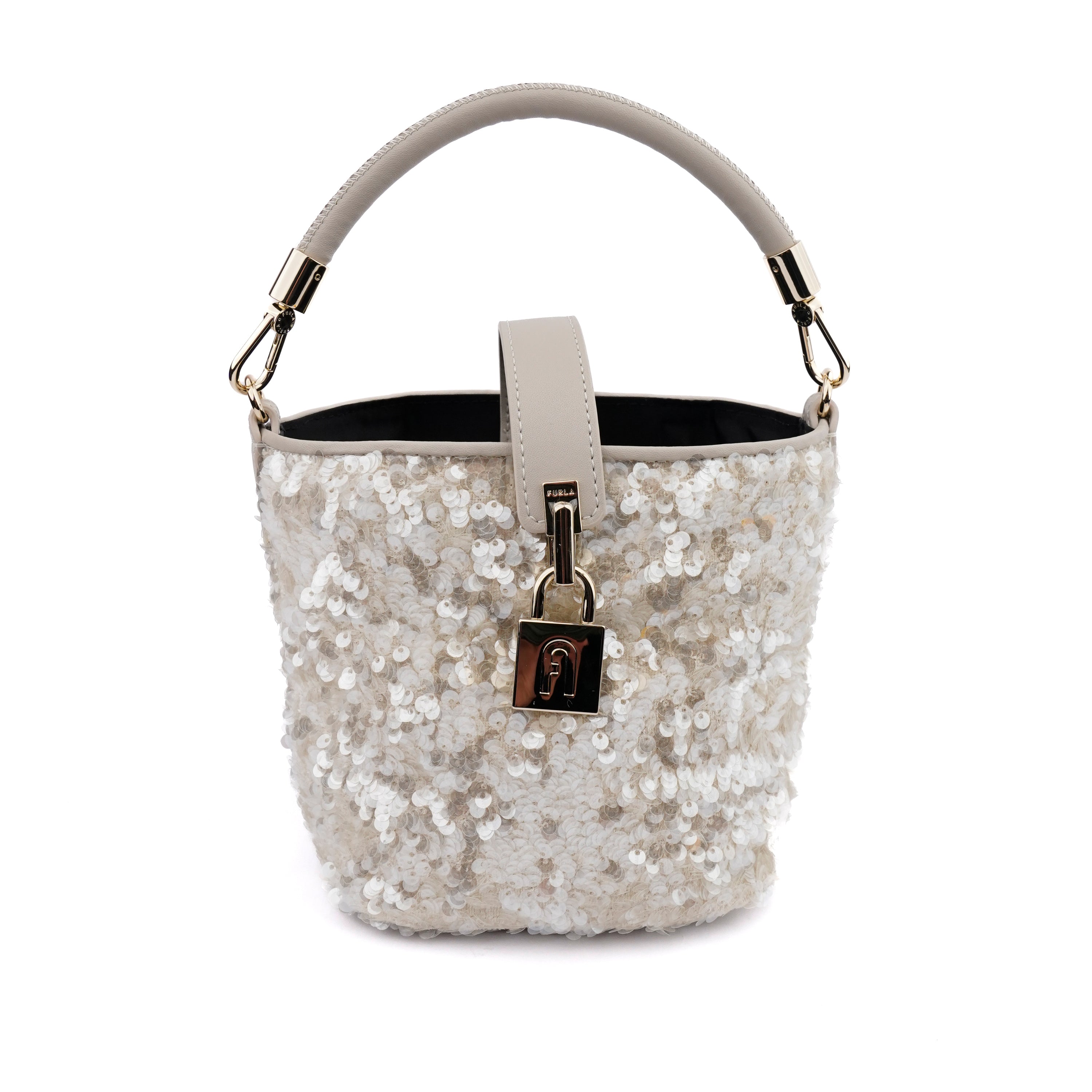 Geanta Furla Artemis bucket sparkling crossbody