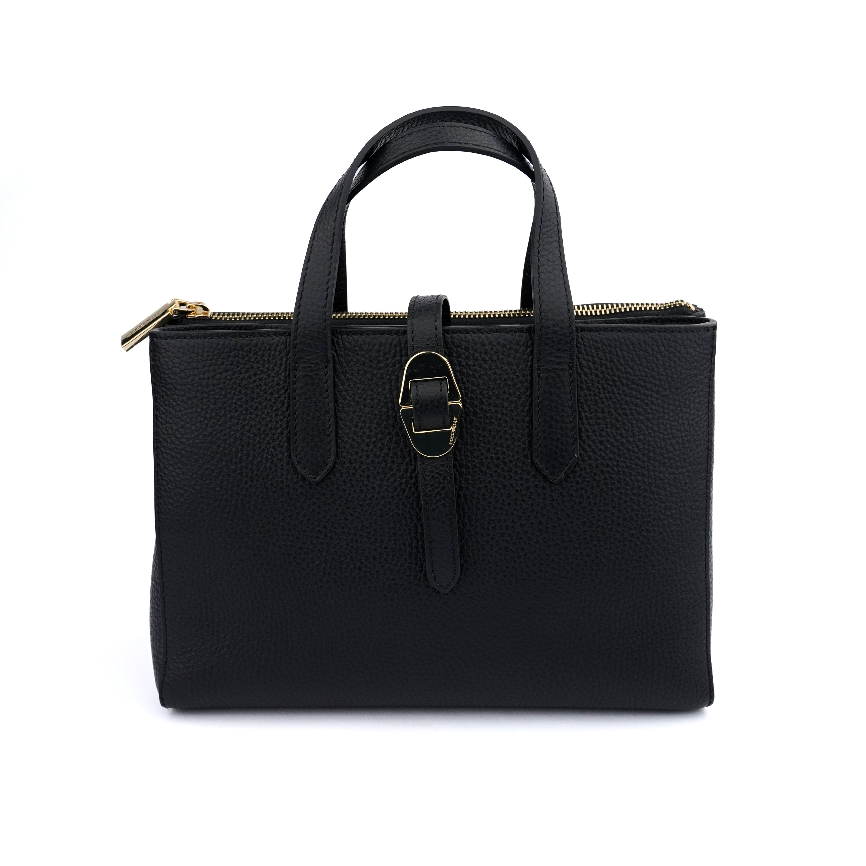 Geantă tote small  Coccinelle Lea piele structurată