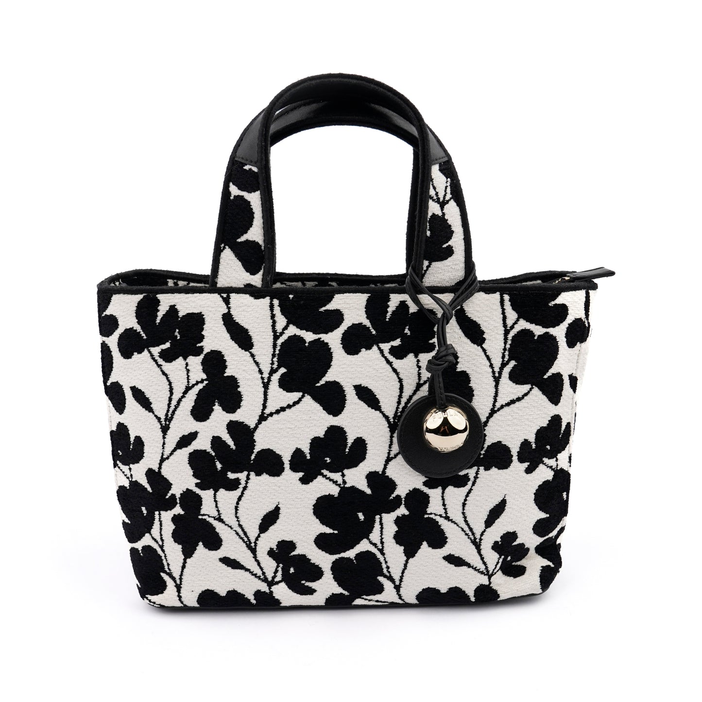 Geantă Furla Alissia tote din jaquard, cu banduliera lată