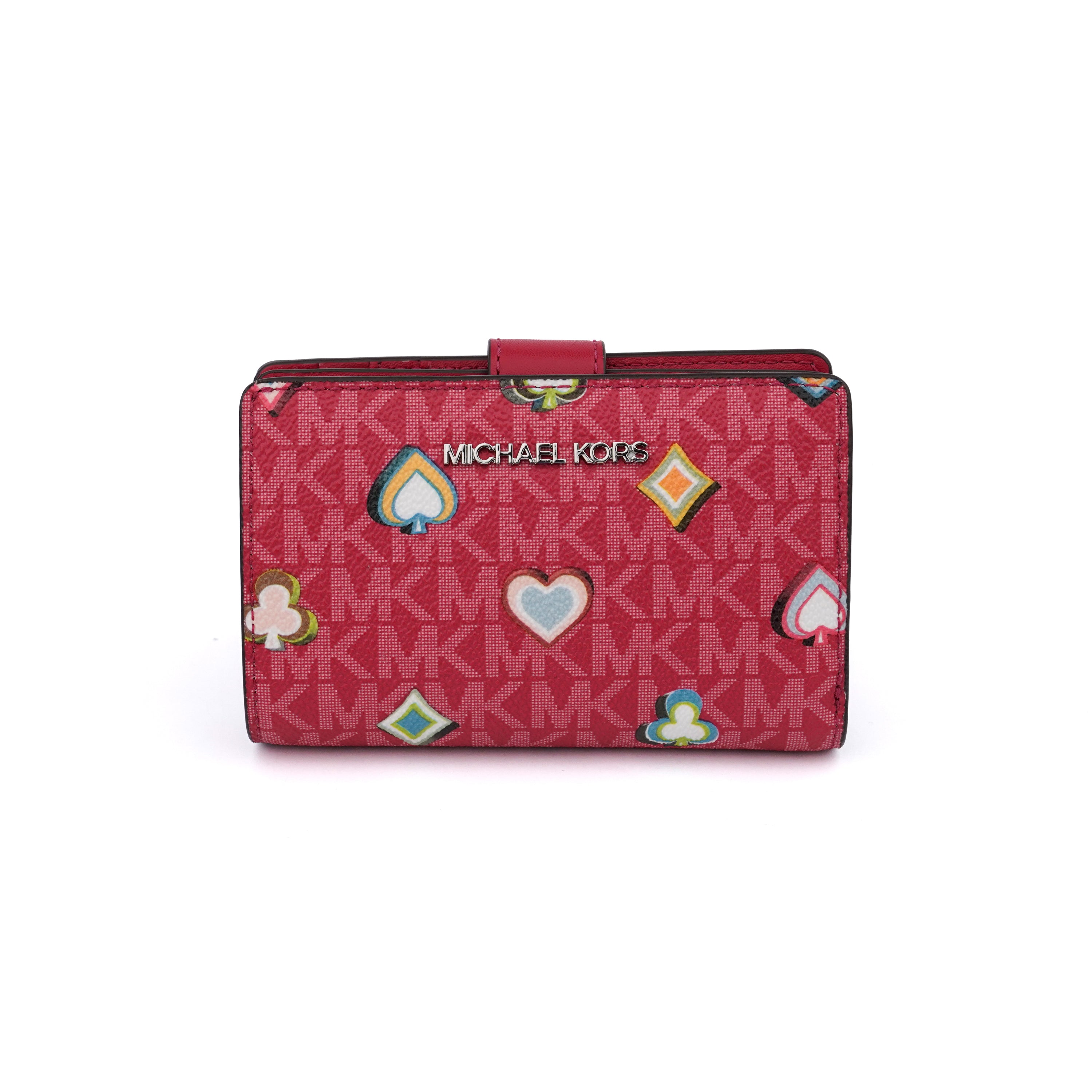 Portofel Michael Kors heart red
