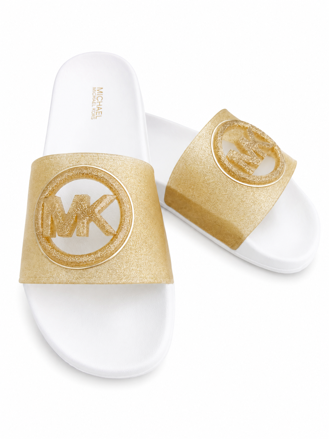 Papuci Michael Kors Slide Cut out
