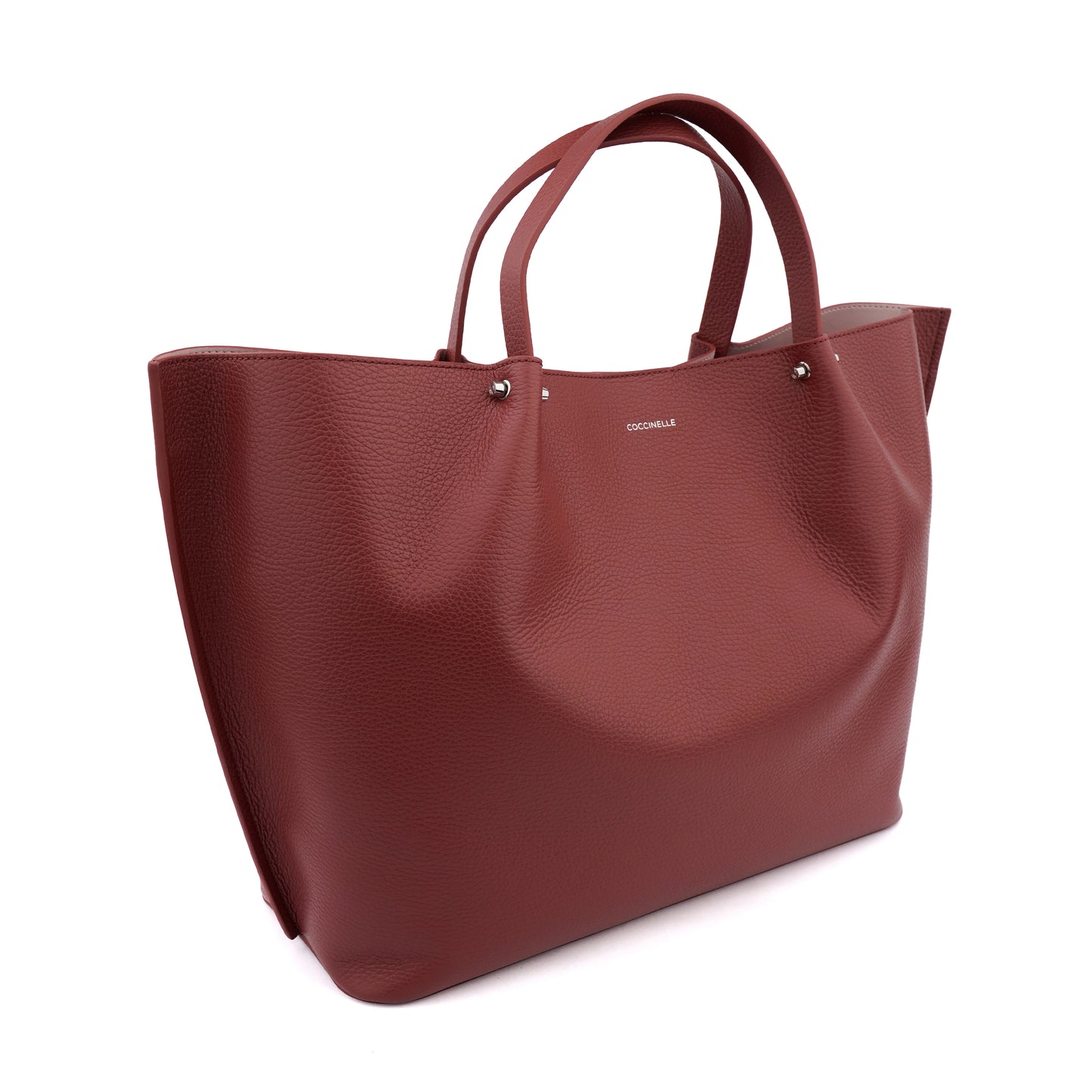 Geantă shopper large Coccinelle Ivory