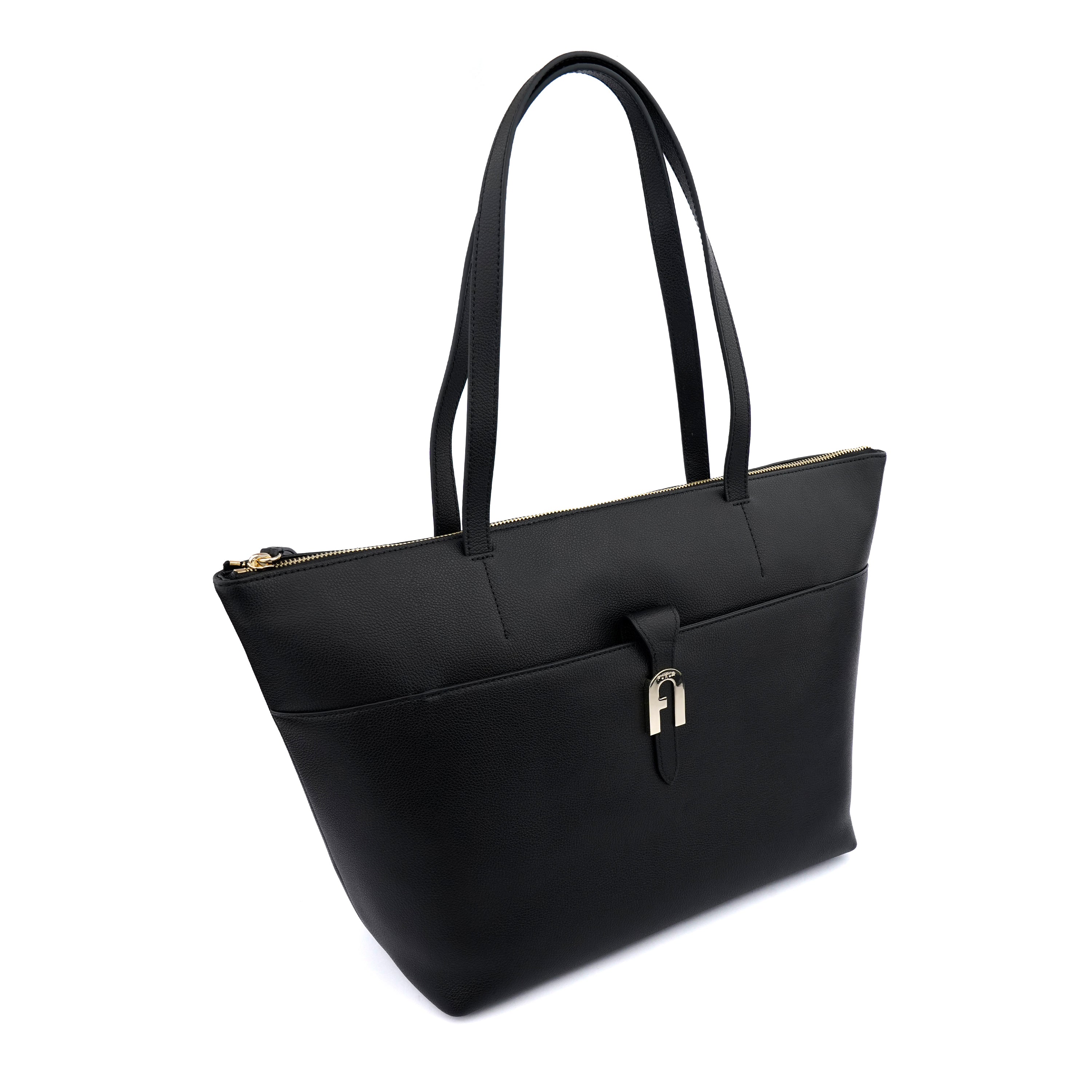 Geantă shopper Furla Miasofia piele structurată