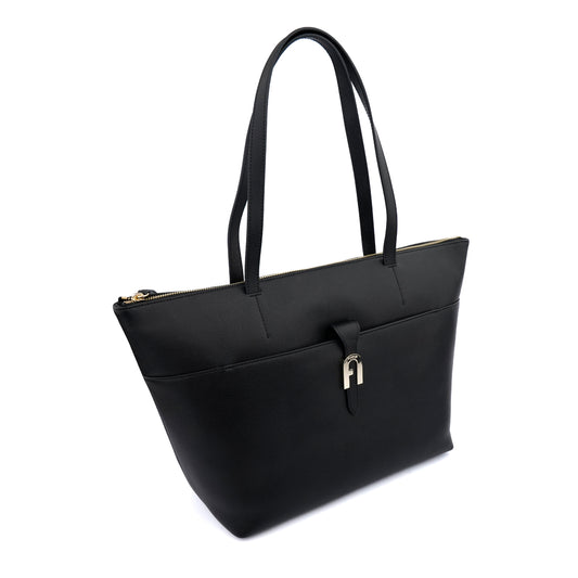 Geantă shopper Furla Miasofia piele structurată