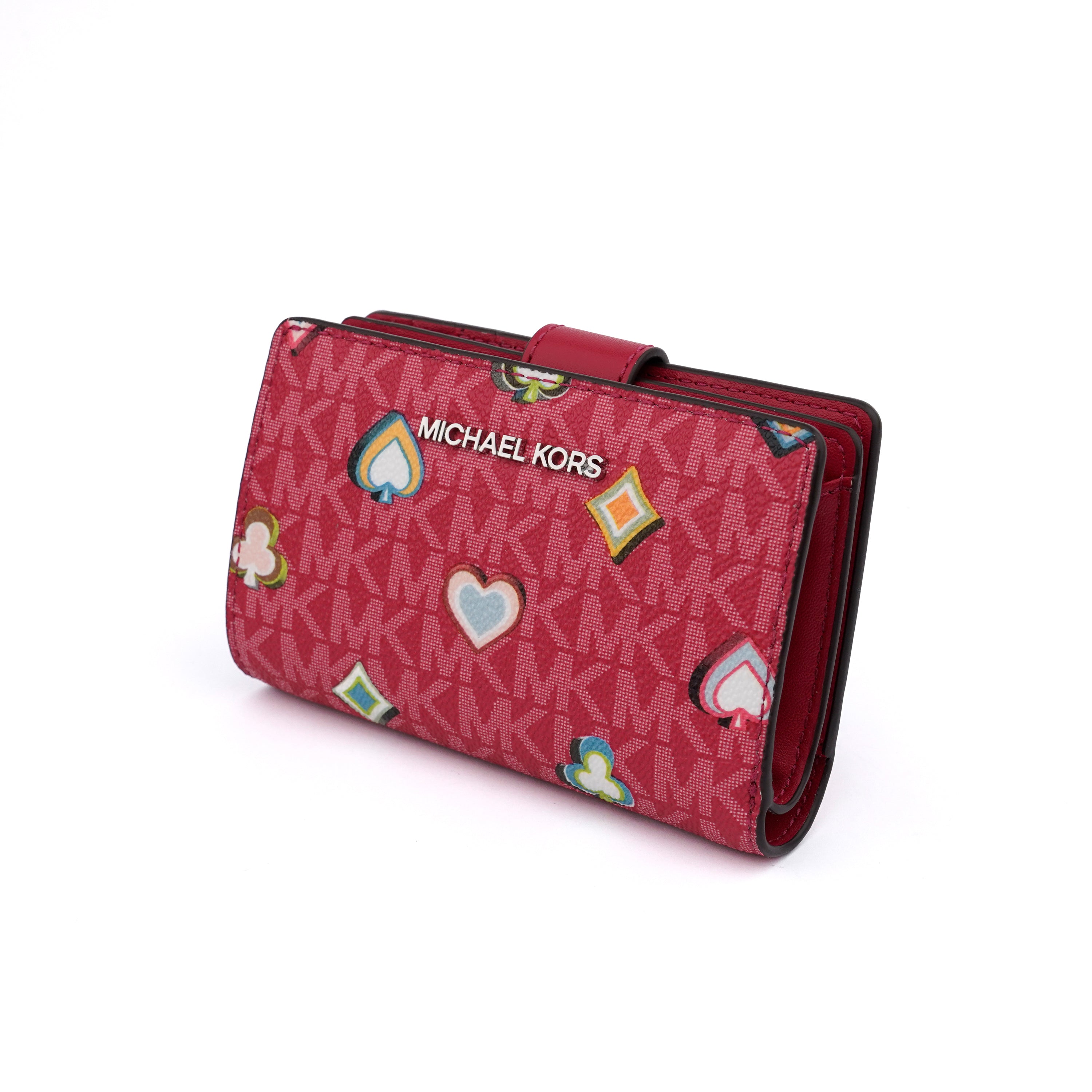 Portofel Michael Kors heart red