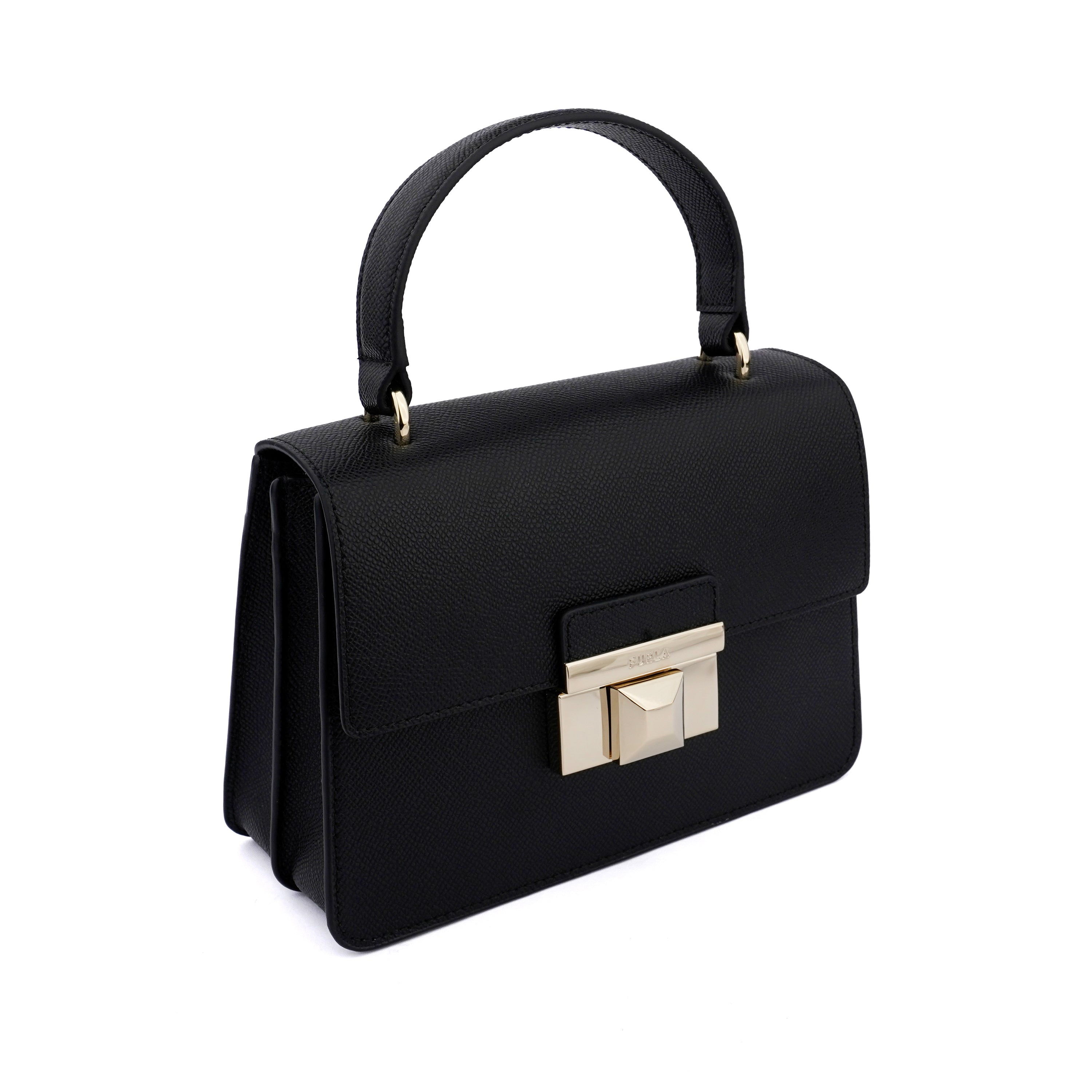 Geantă  Furla Venere top handle neagra