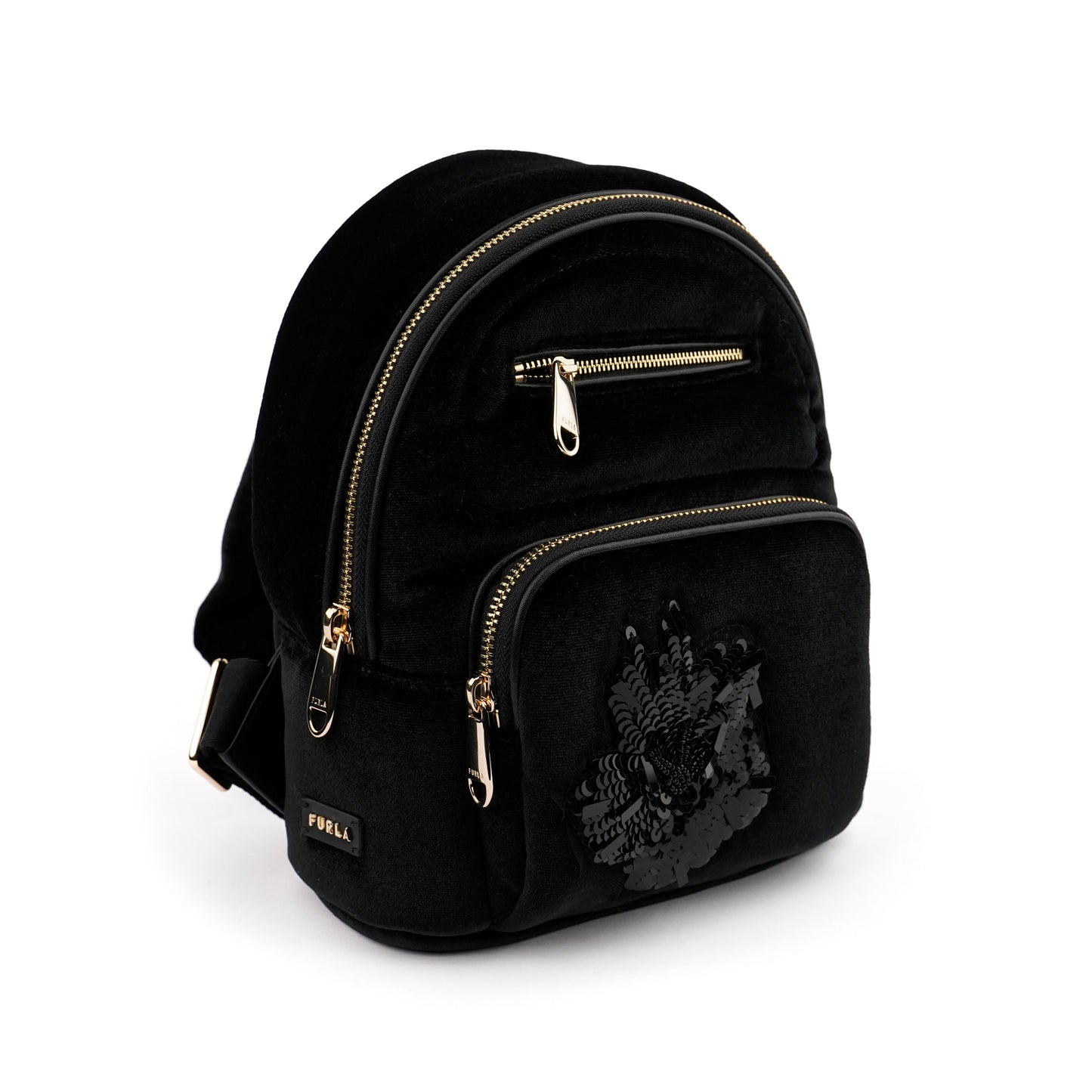 Ghiozdan Furla Gaia catifea , small size