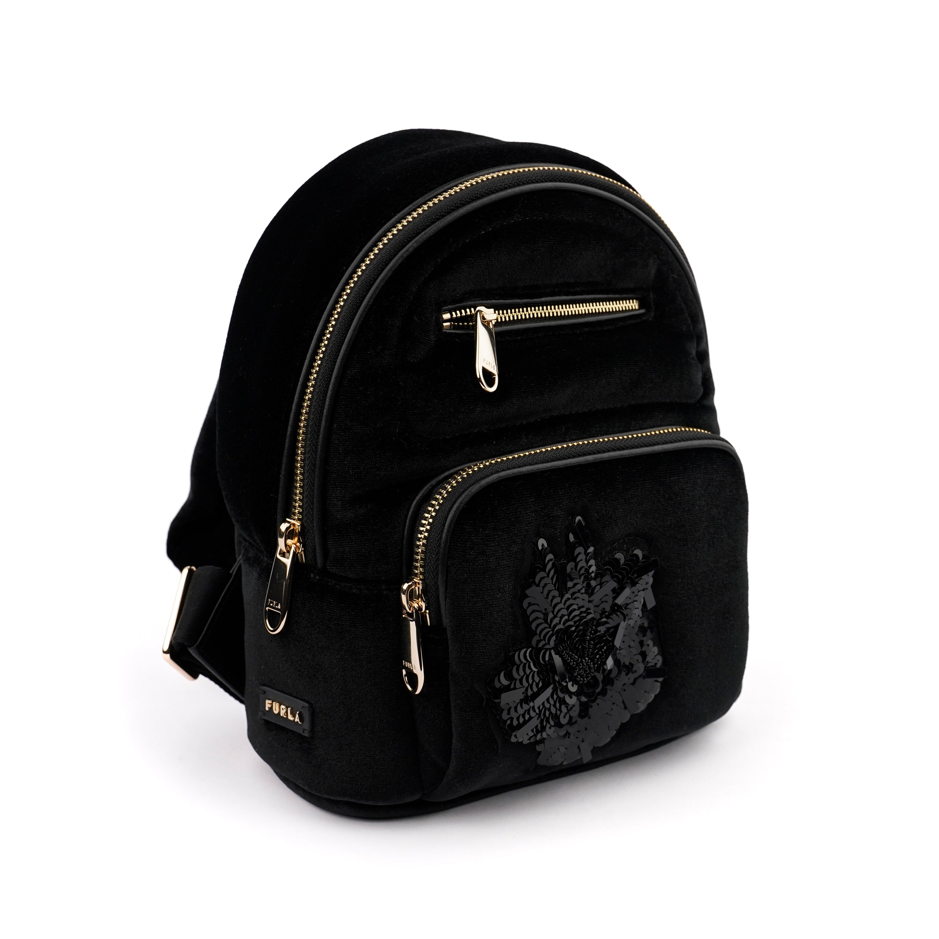 Ghiozdan Furla Gaia catifea , small size