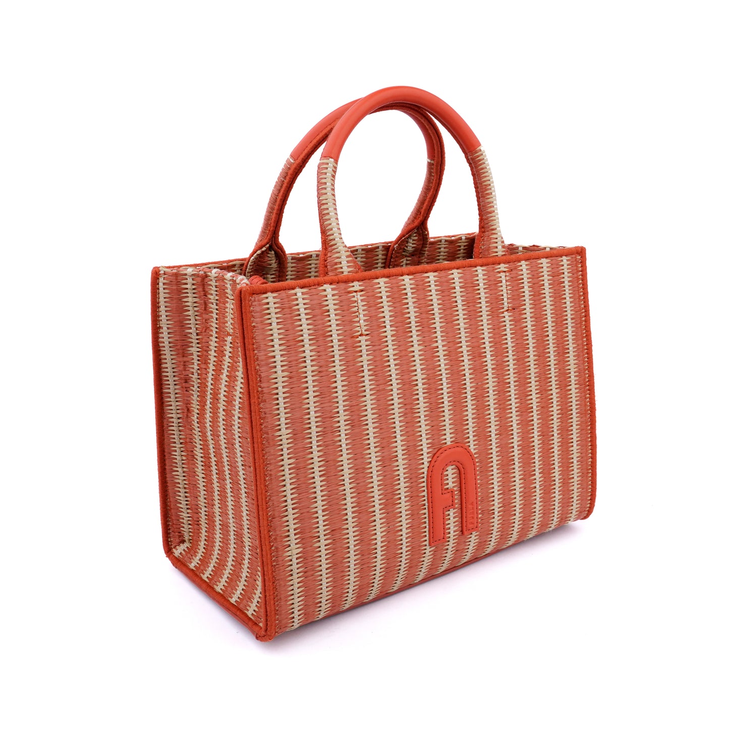 Geantă  Furla Opportunity tote ratan small