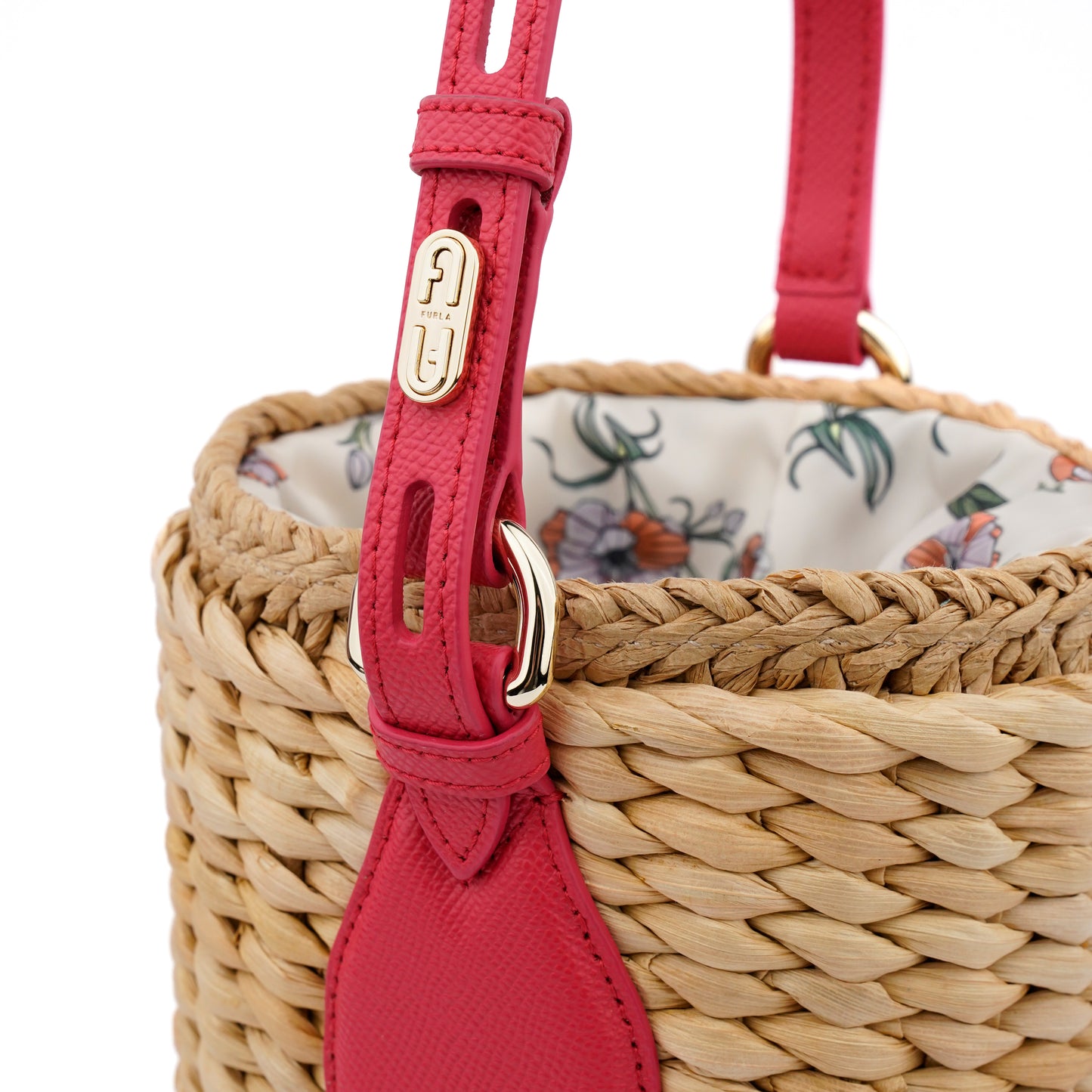 Geanta ratan Furla Danae bucket