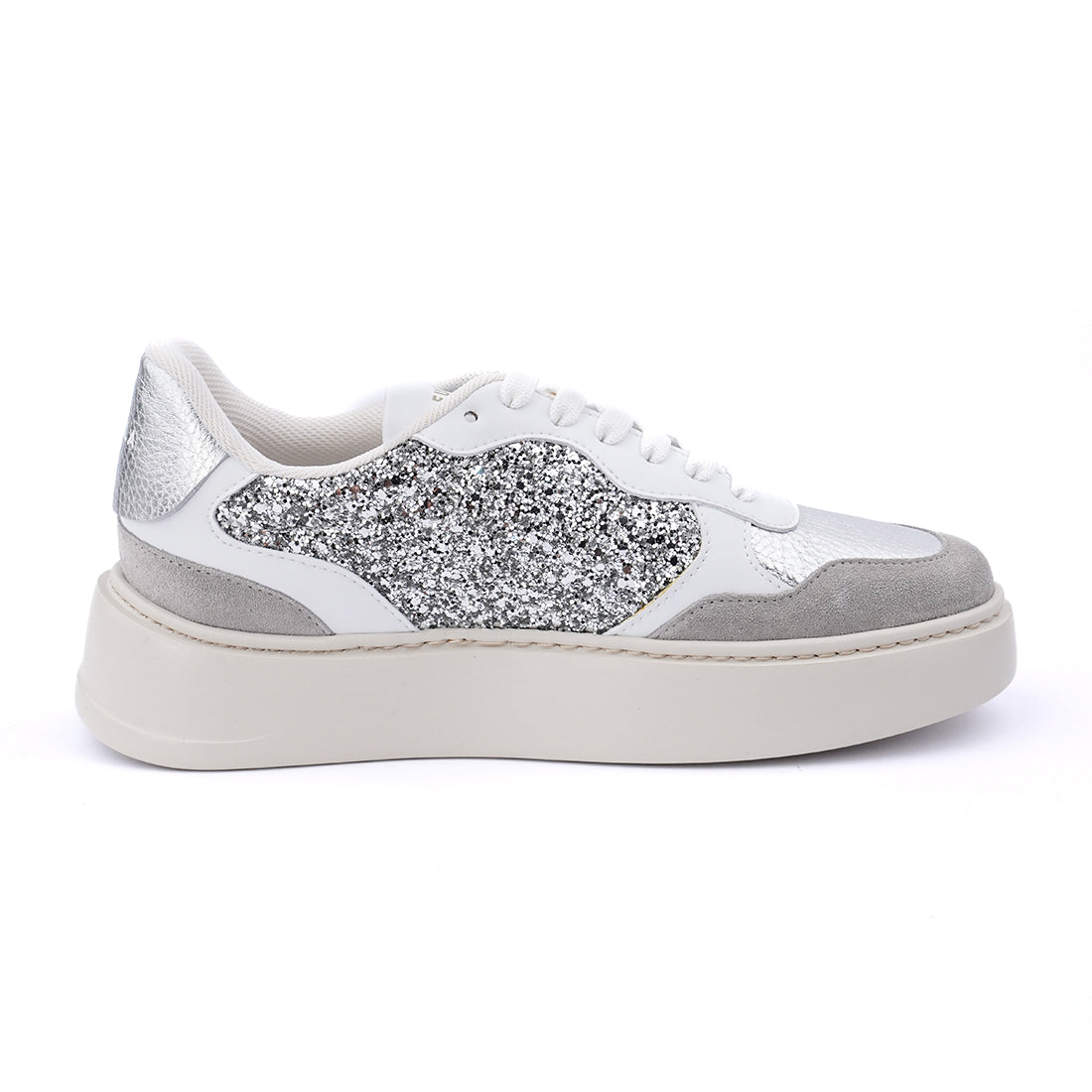 Furla Lace up Glitter Sneakers