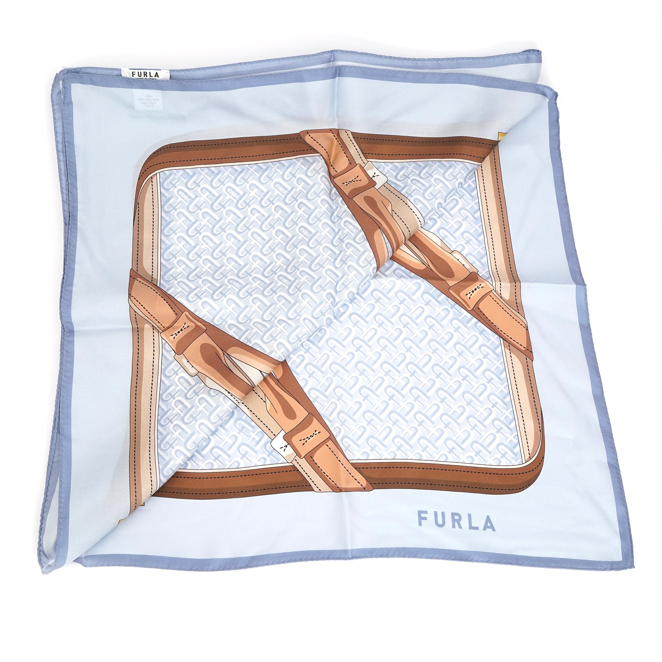 Esarfă Furla Mătase naturală - Beautyflyplace