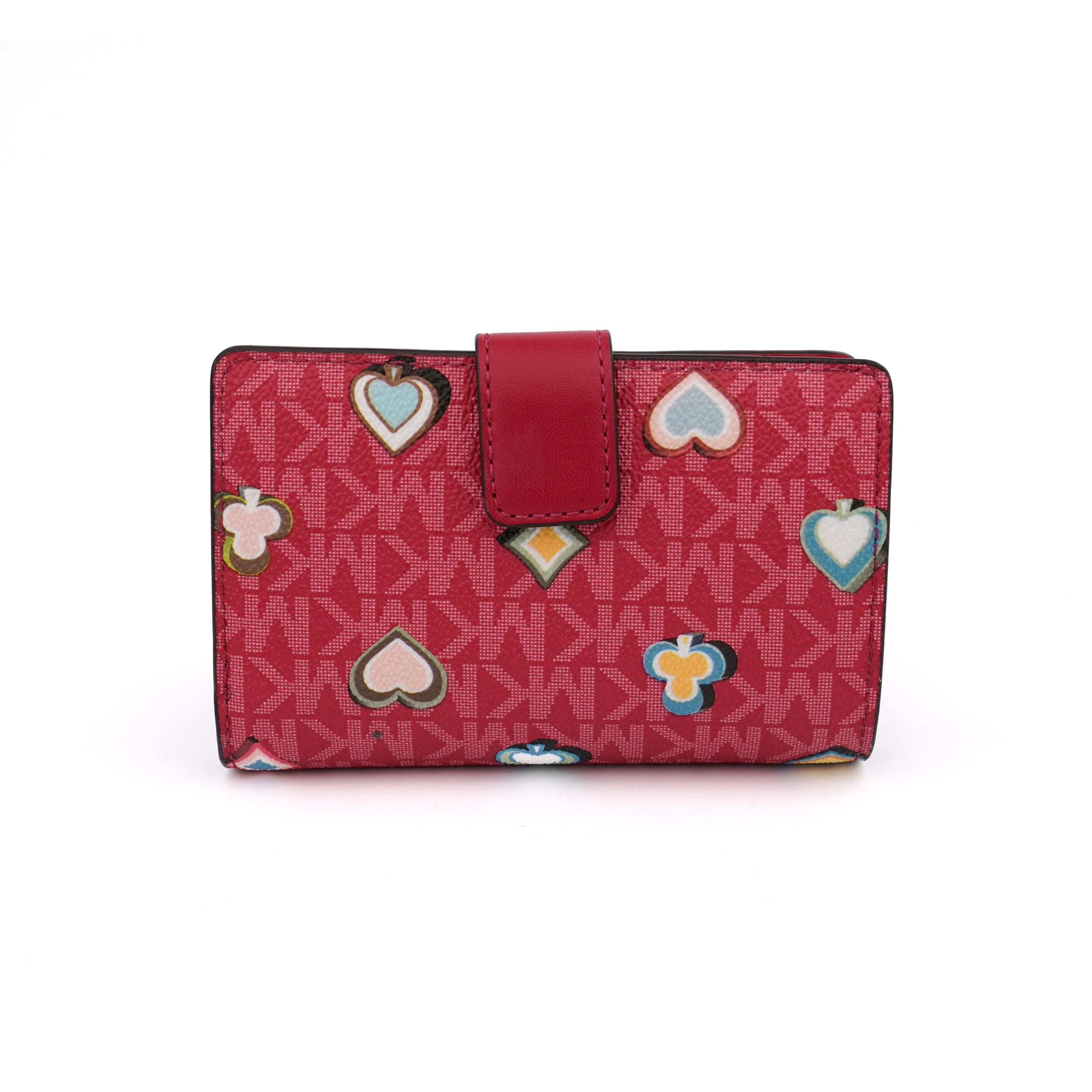 Portofel Michael Kors heart red