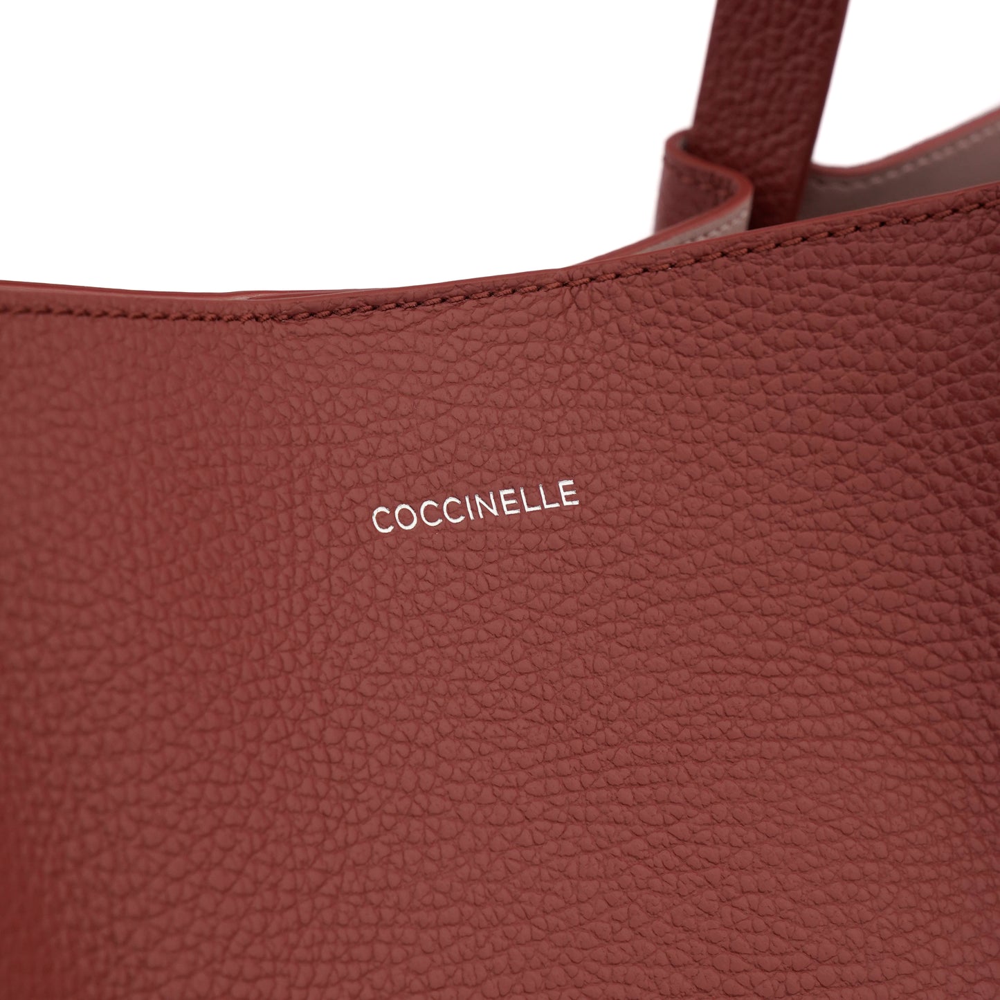 Geantă shopper large Coccinelle Ivory