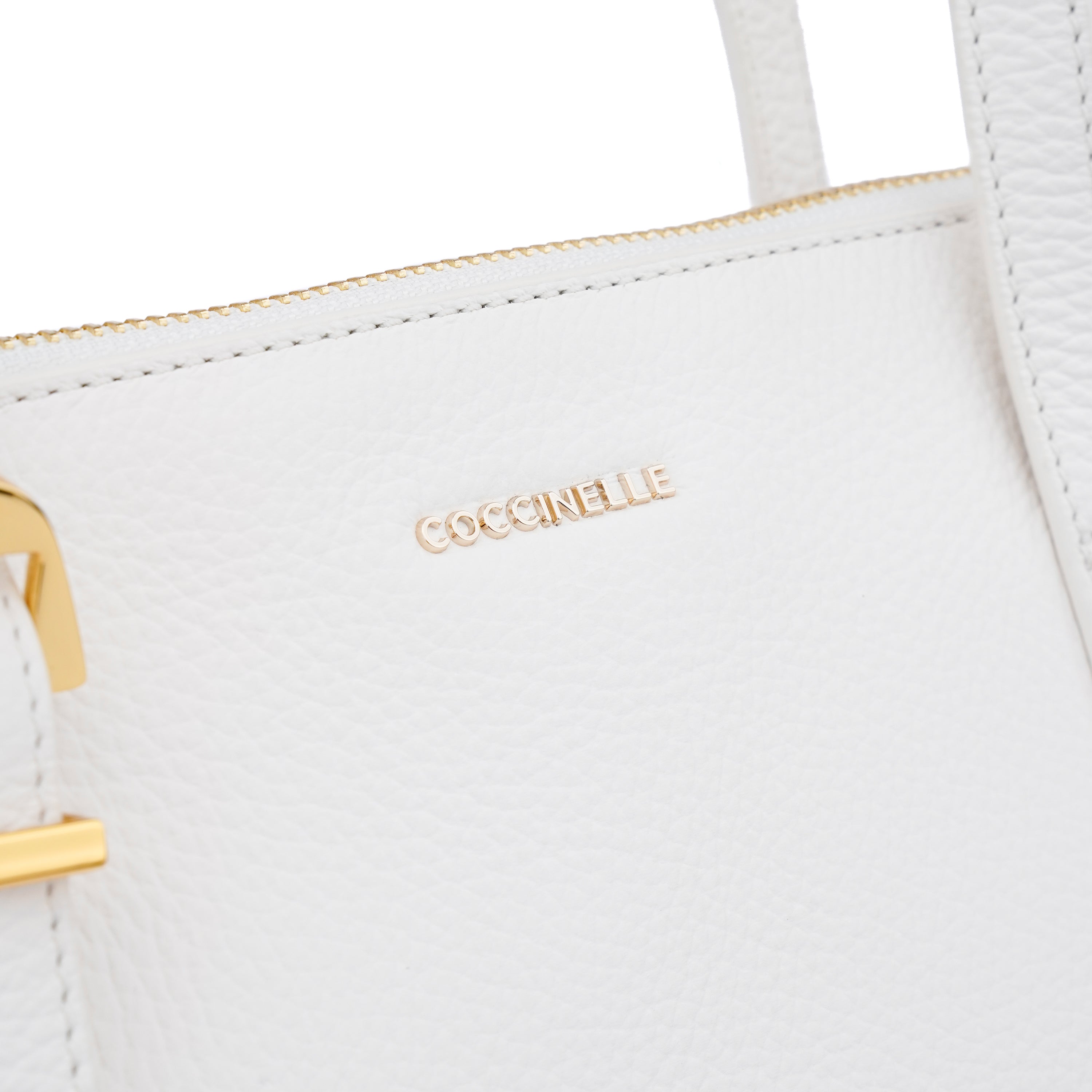 Geantă shopper  Coccinelle grained leather