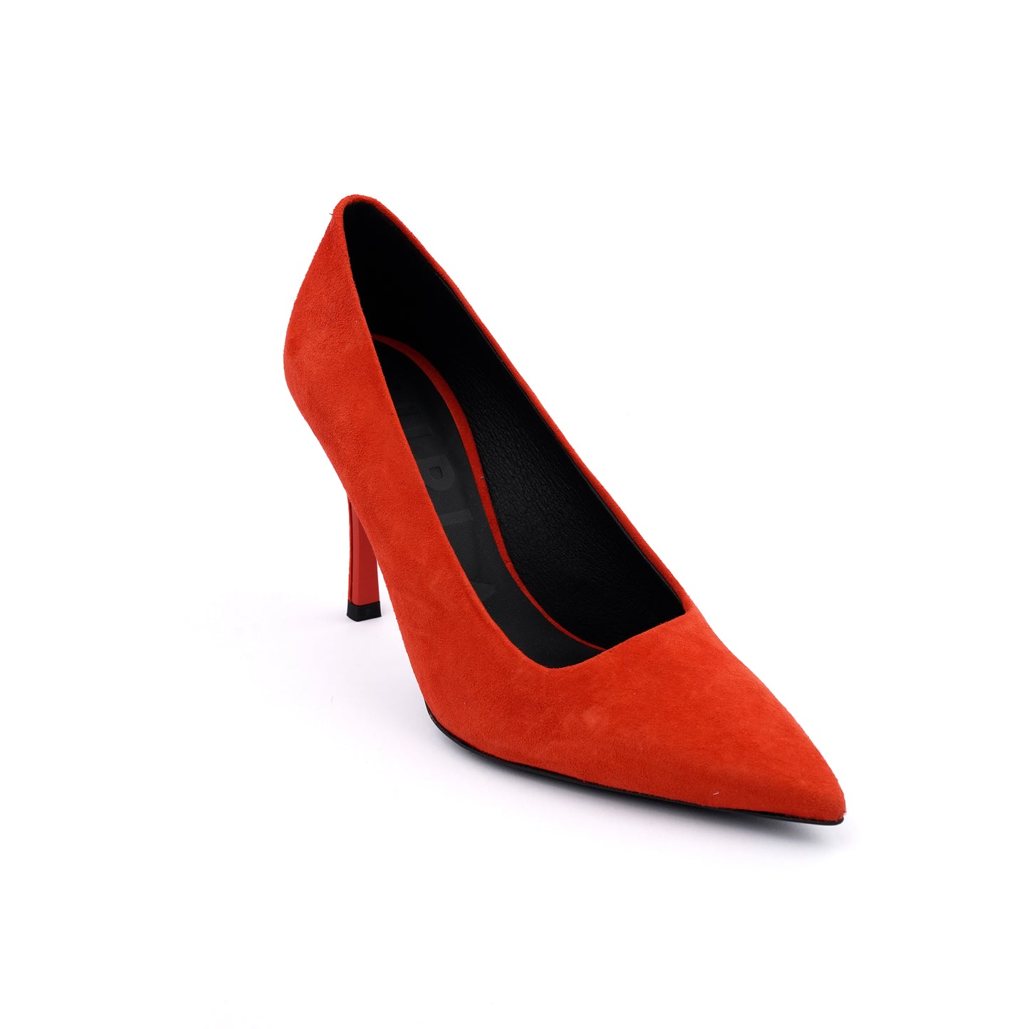 Pantofi cu toc  Furla Code Decollete din piele intoarsă