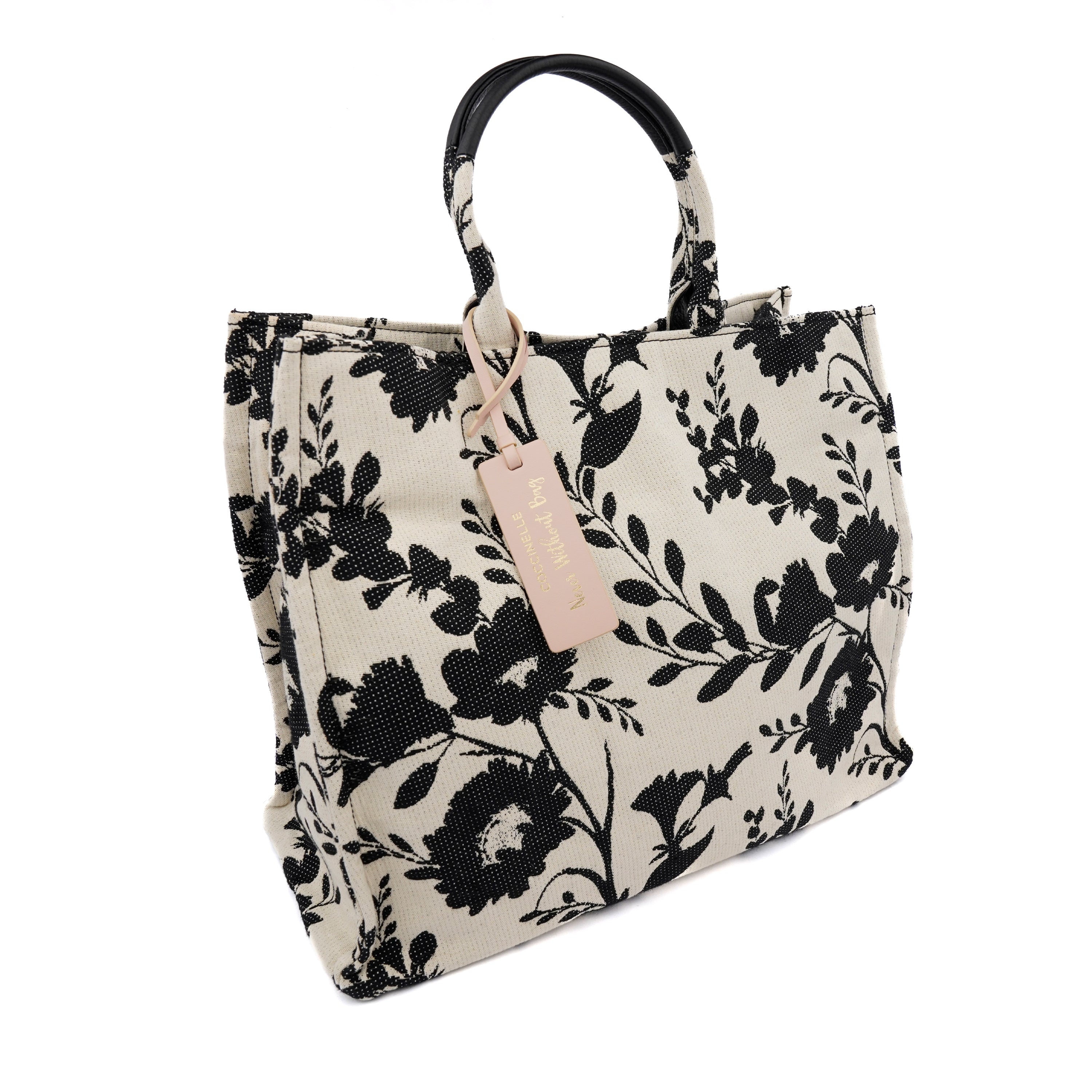 Geantă Coccinelle tote jaquard