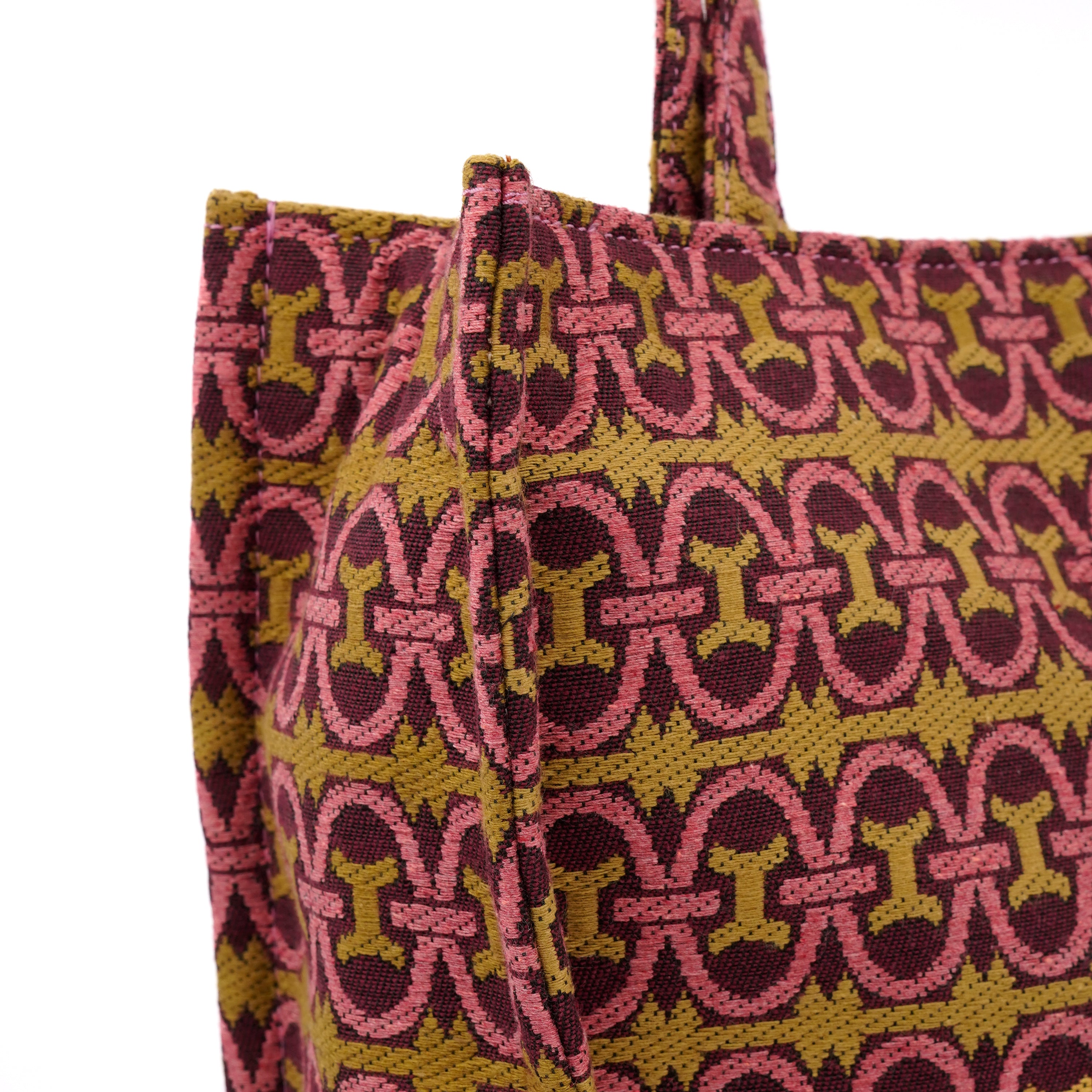 Geantă Coccinelle tote jaquard