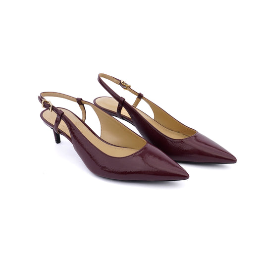 Pantofi kitten Michael Kors Doreen oxblood