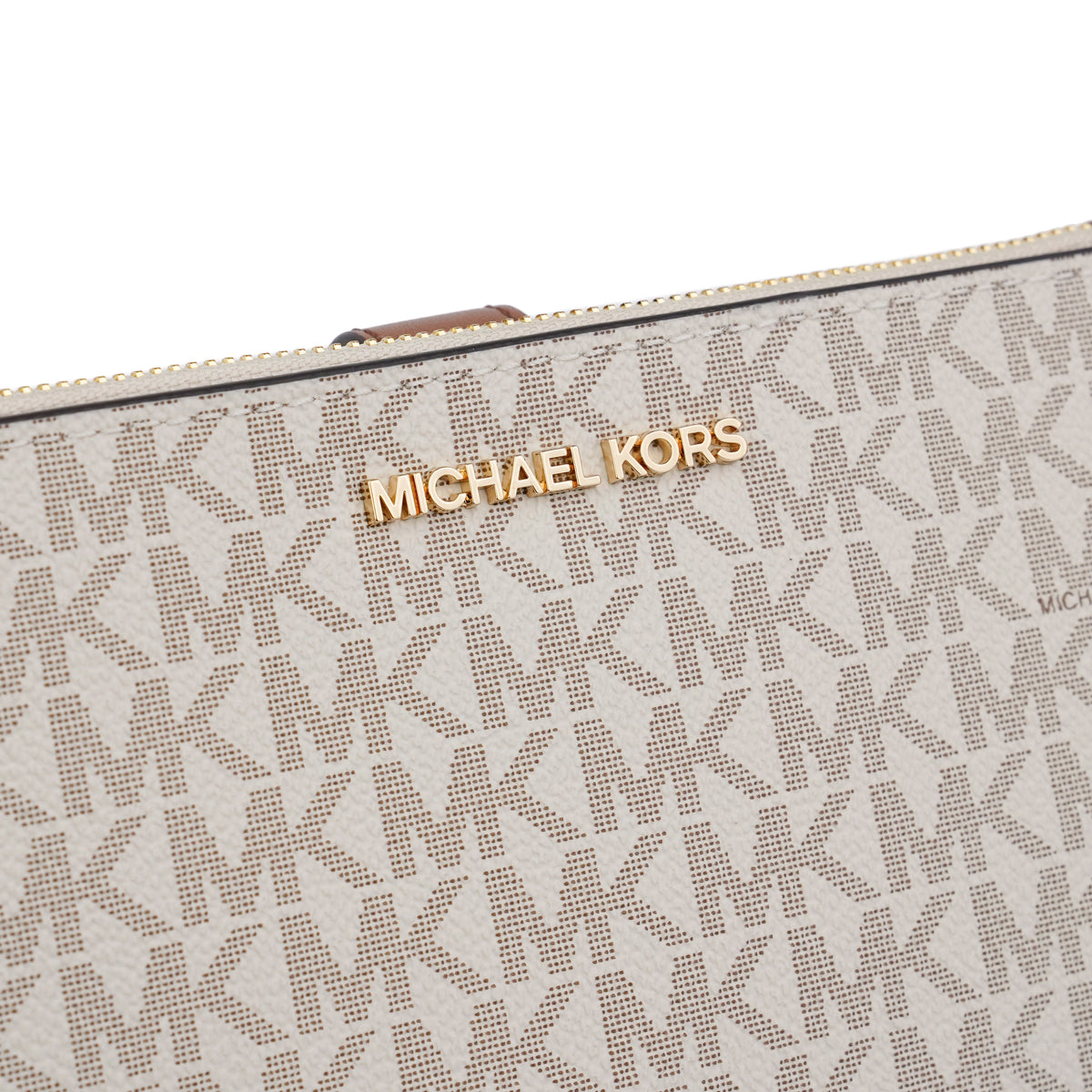 Portofel Michael Kors double-zip vanilla