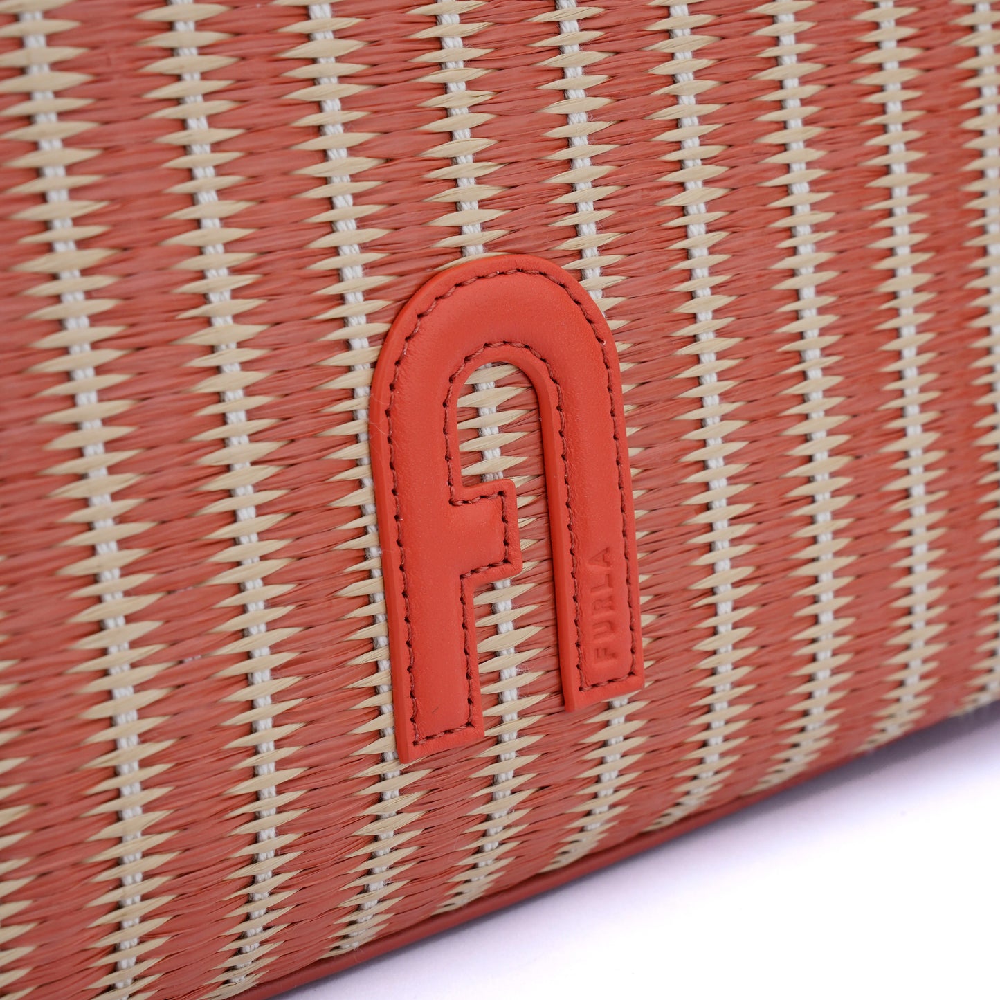 Geantă  Furla Opportunity tote ratan small