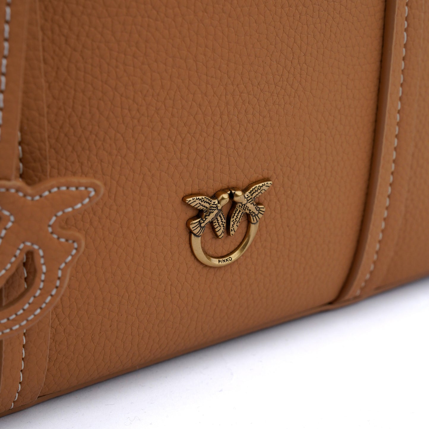 Geantă tote crossbody Pinko Carrie small brown