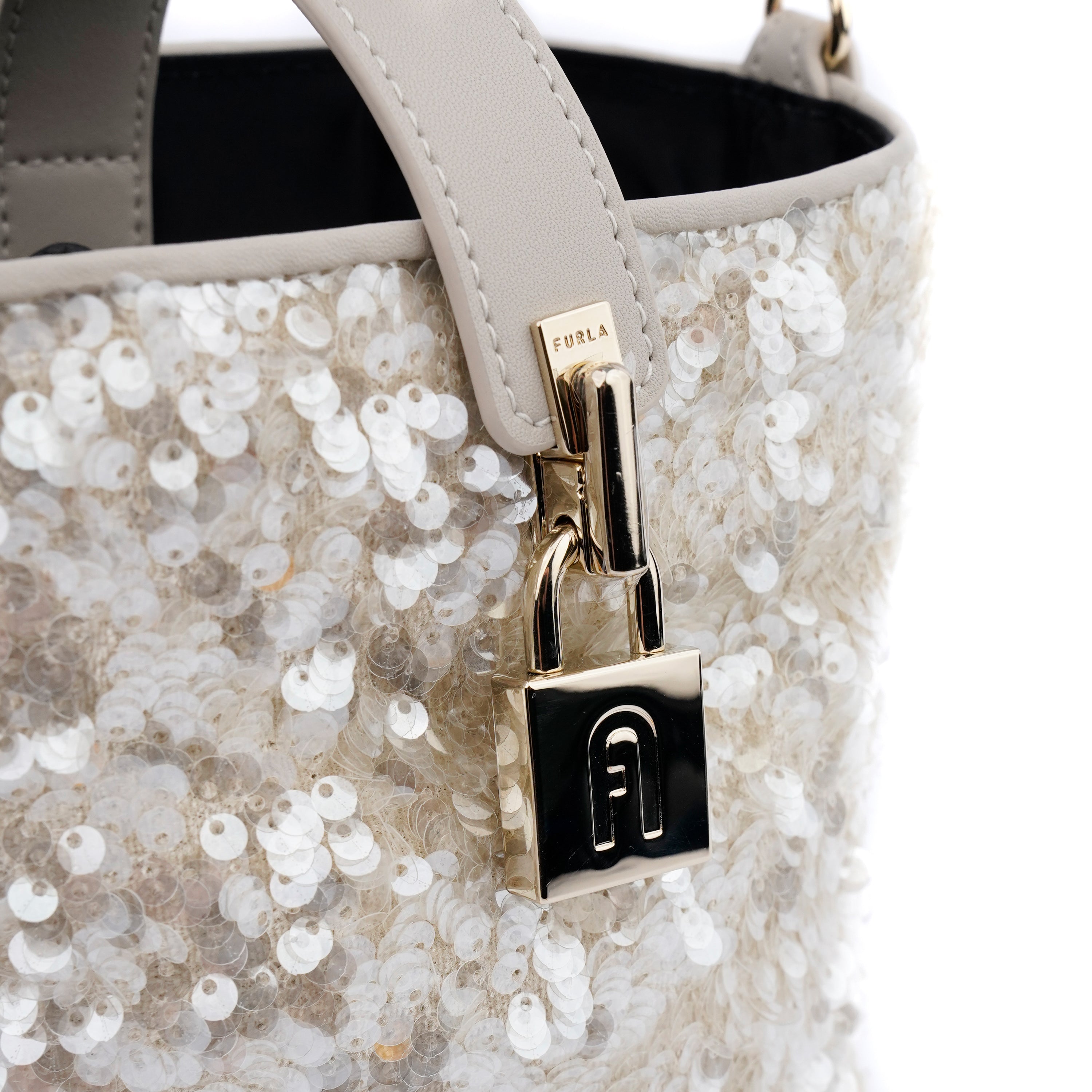 Geanta Furla Artemis bucket sparkling crossbody