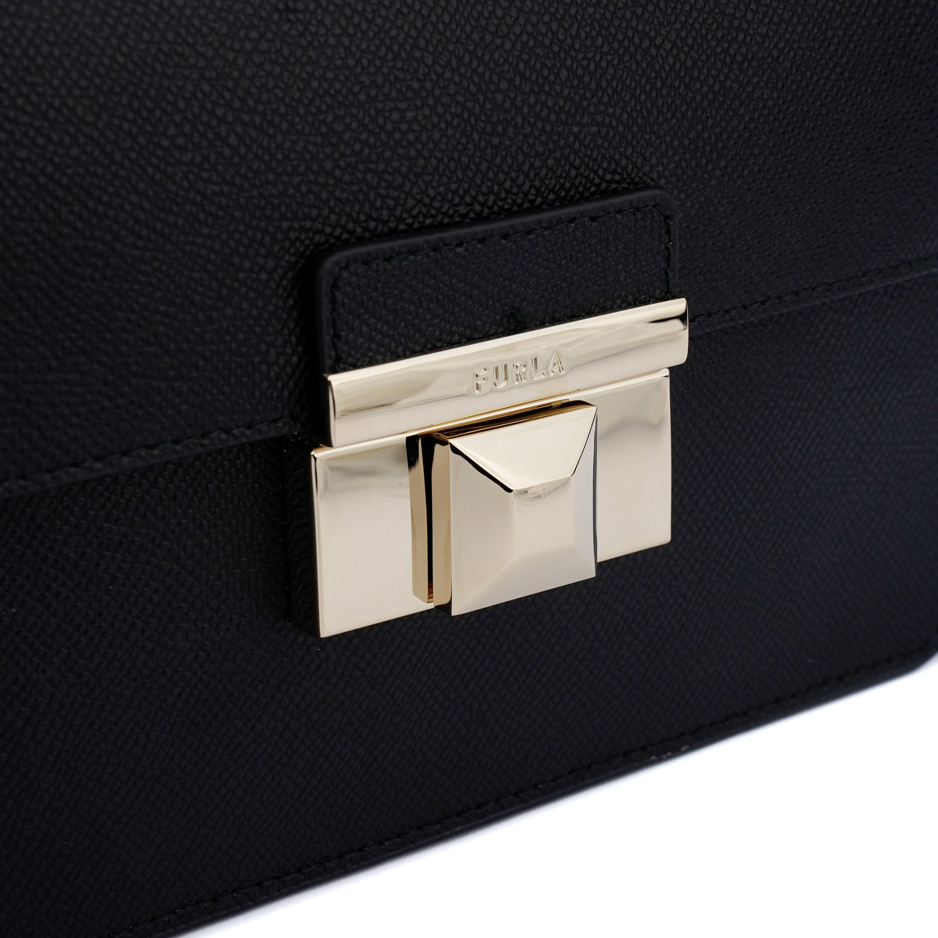 Geantă  Furla Venere top handle neagra